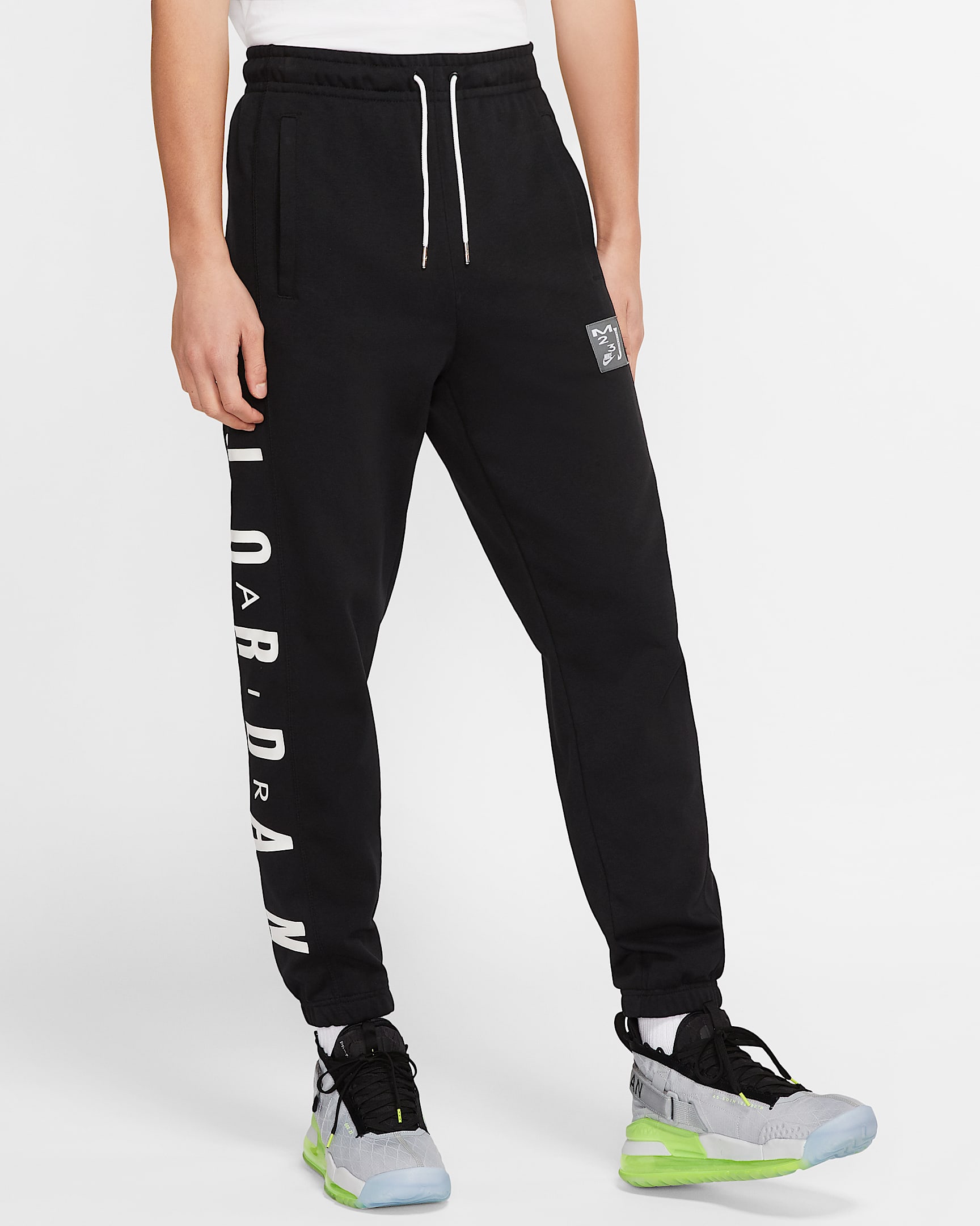 Jordan Sport DNA 男子长裤 - 黑/黑/白色