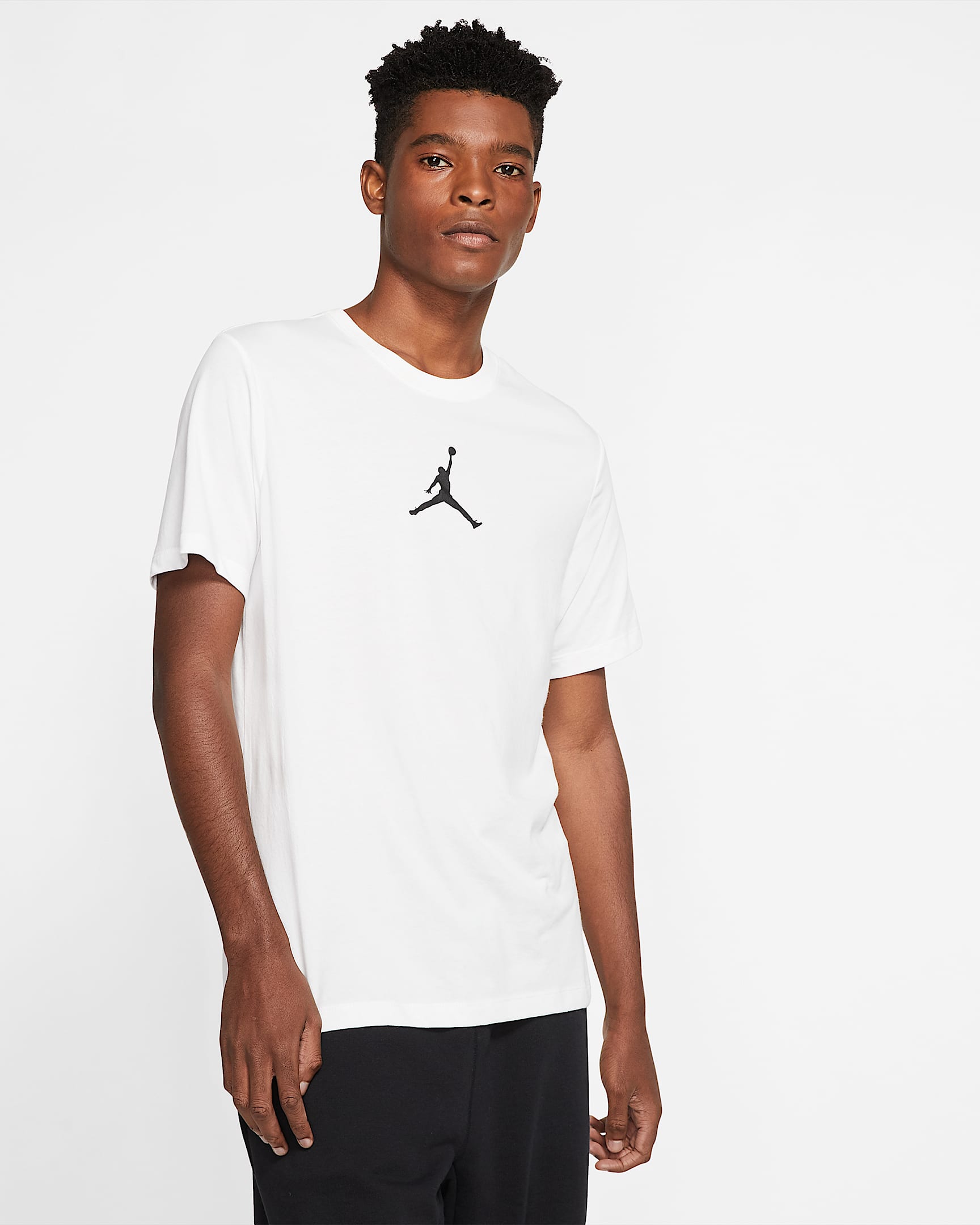 Jordan Jumpman 男子T恤 - 白色/黑