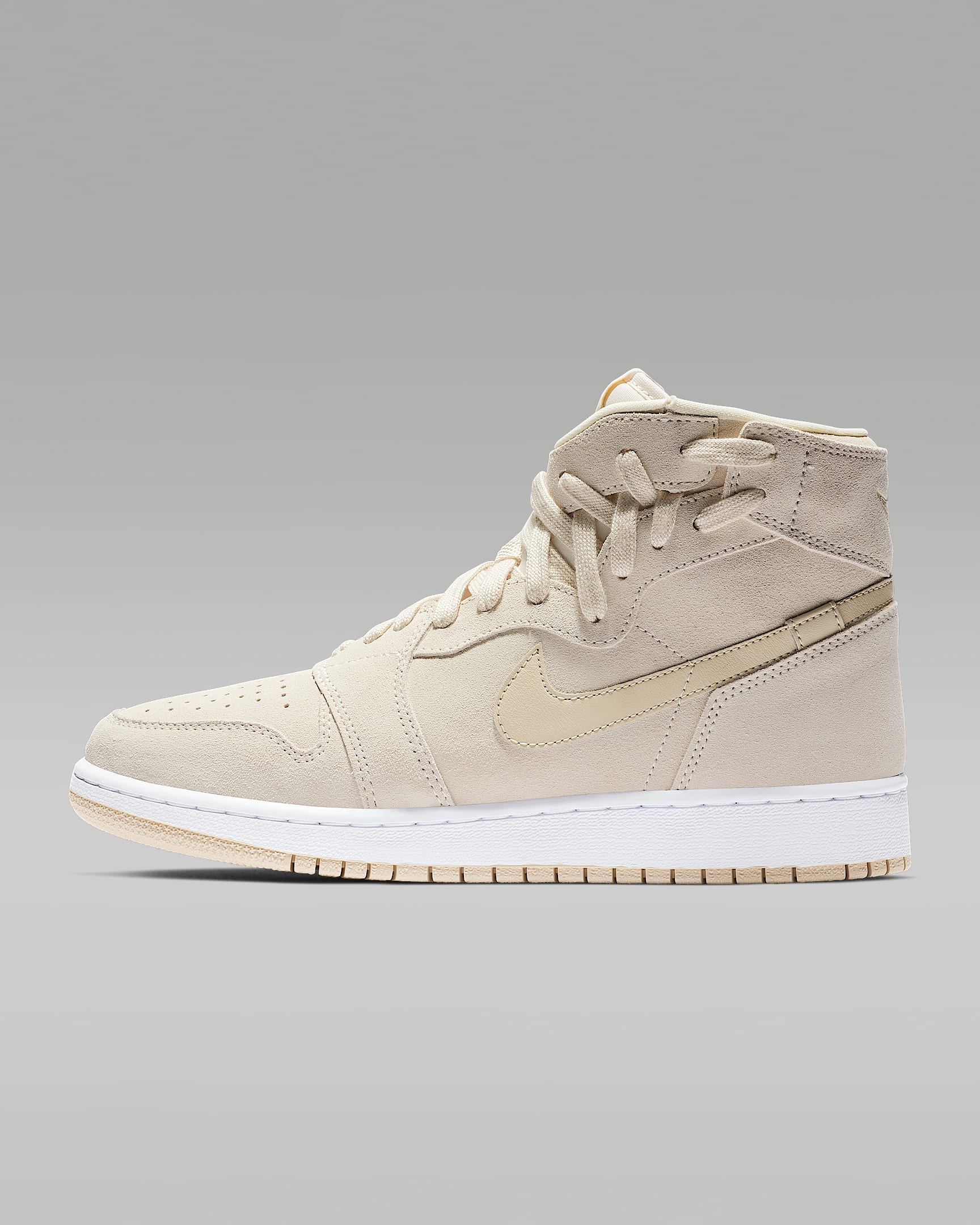 Air Jordan 1 Rebel XX 女子运动鞋 - 淡奶白/白色/沙漠矿石黄