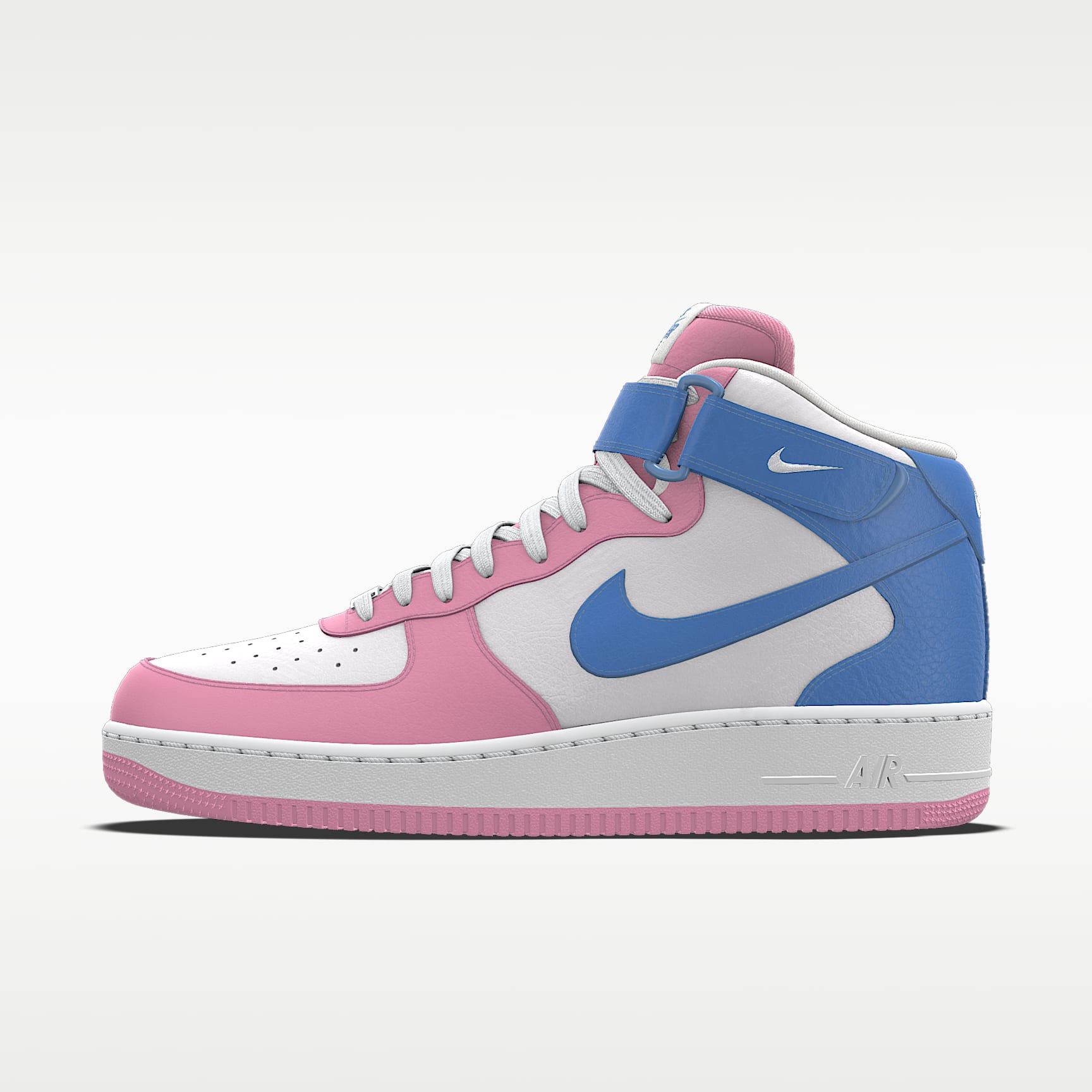 Nike Air Force 1 Mid By You 专属定制女子运动鞋 - 多色/多色/多色