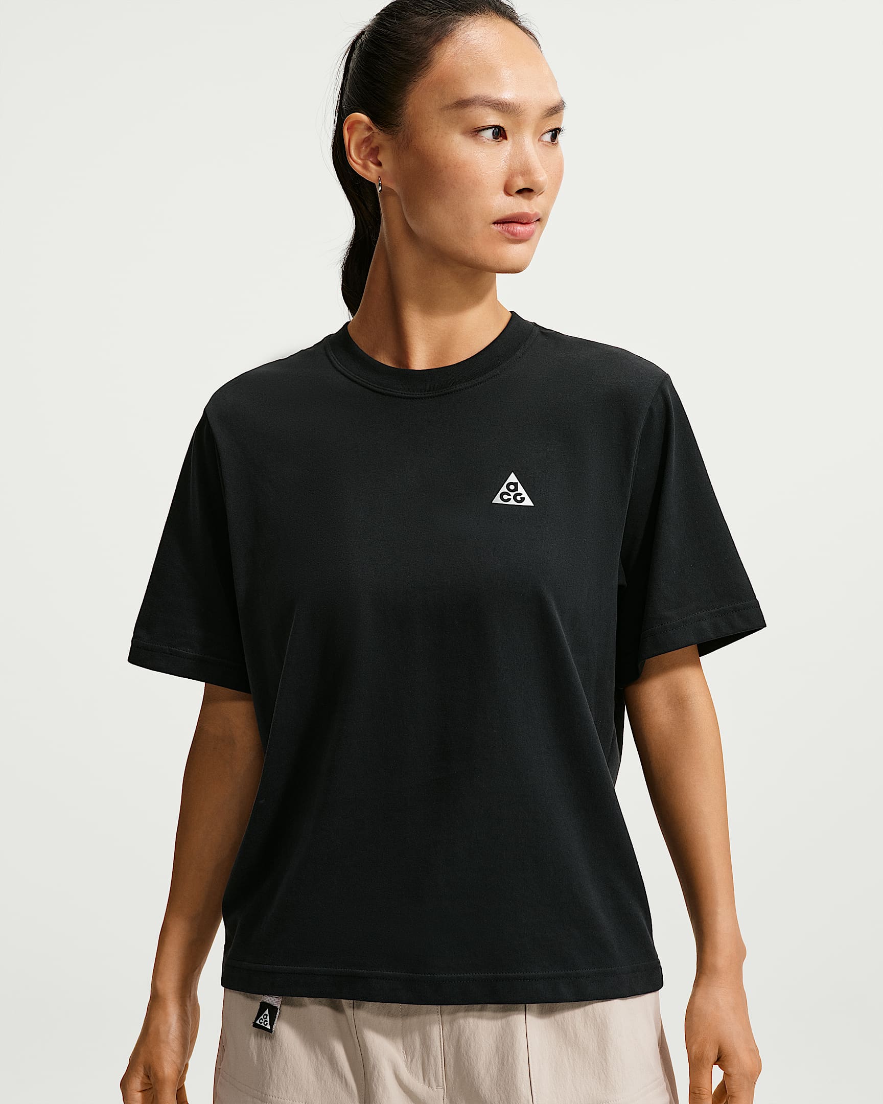 ACG Dri-FIT 女子速干短袖T恤 - 黑