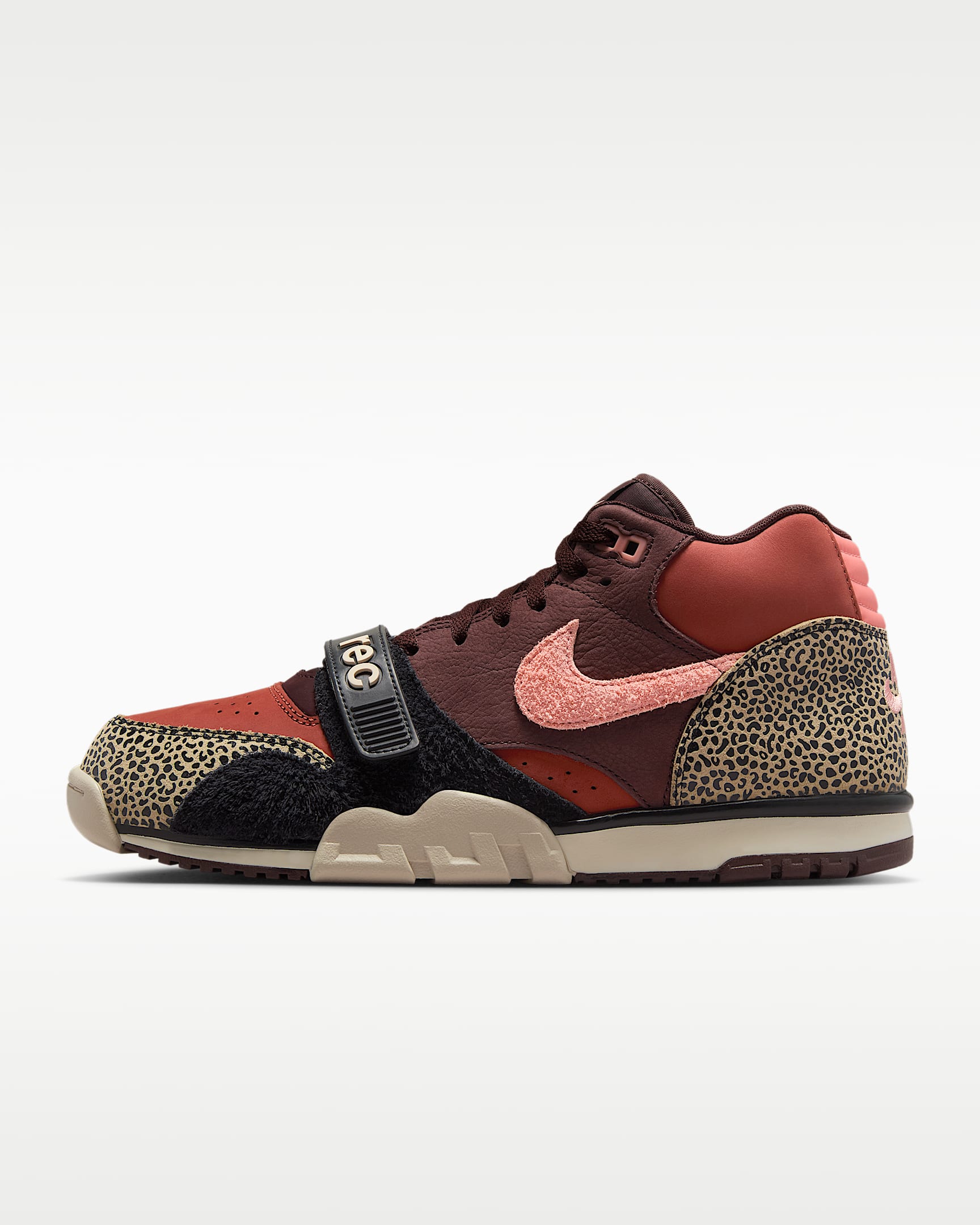 Nike SB Air Trainer 1 男/女滑板鞋 - 石灰色/土褐/灰桃红/石英粉