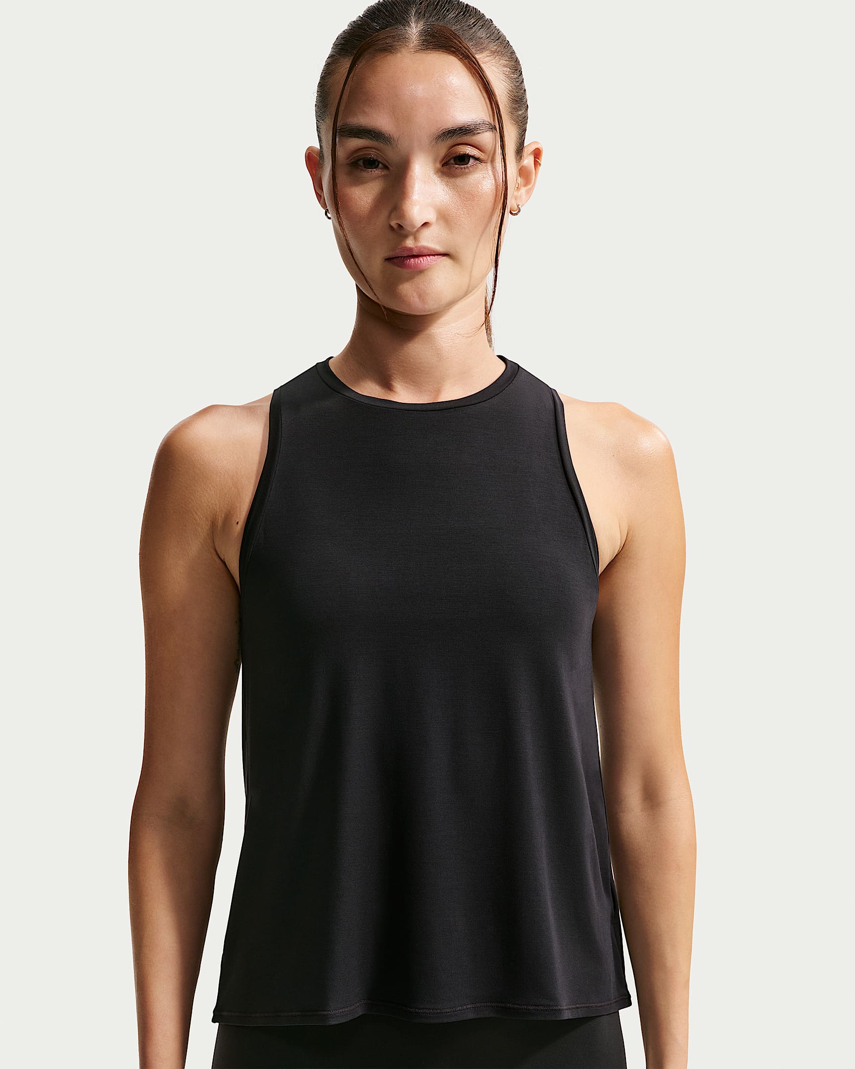 Nike Zenvy Dri-FIT 女子速干背心 - 黑/冷灰