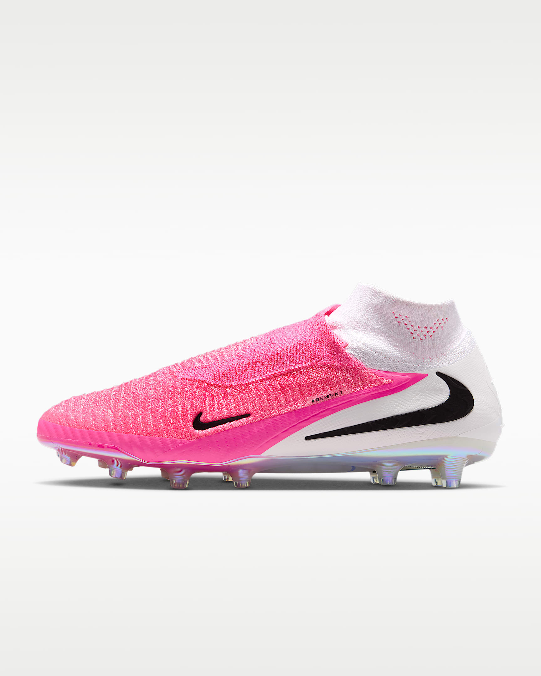 Nike Phantom 6 High Elite 耐克破阵·暗煞系列男/女 AG 人造草地高帮足球鞋 - 多色/黑