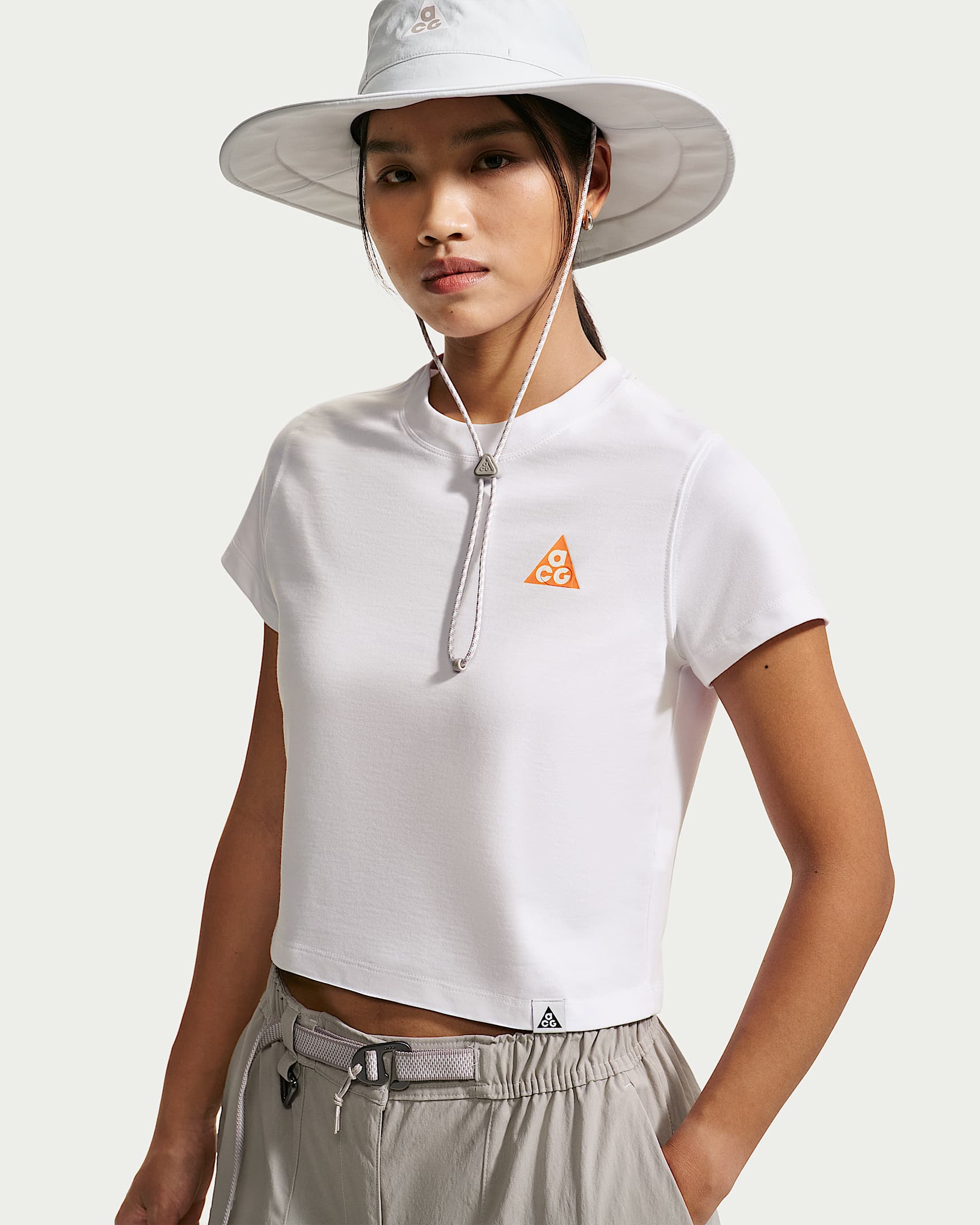 ACG Dri-FIT 崇礼168女子速干短袖上衣 - 白色