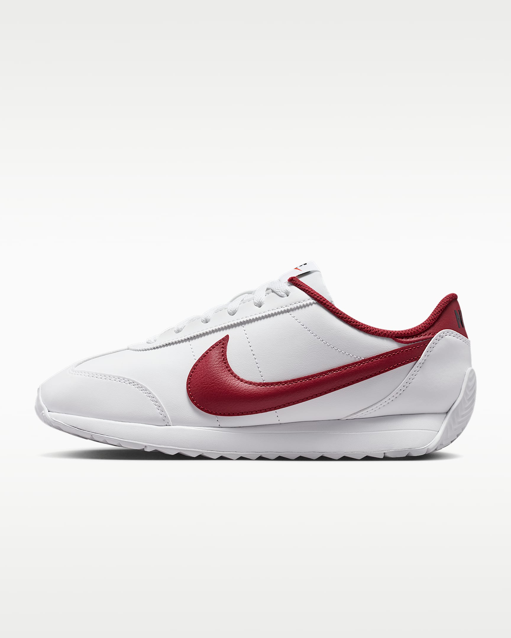 Nike Pacific Leather 女子运动鞋 - 白色/黑/深队红