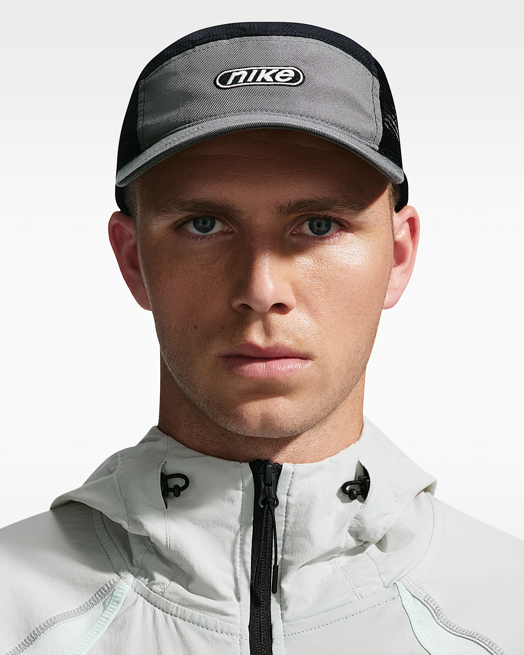 Nike Fly 软顶运动帽 - 烟灰/黑