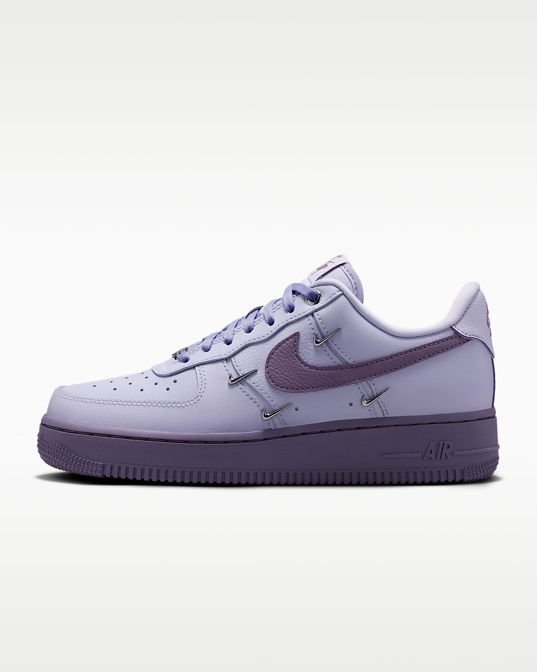 Nike Air Force 1 '07 女子空军一号运动鞋 - 氧气紫/氧气紫/多色/烟灰紫