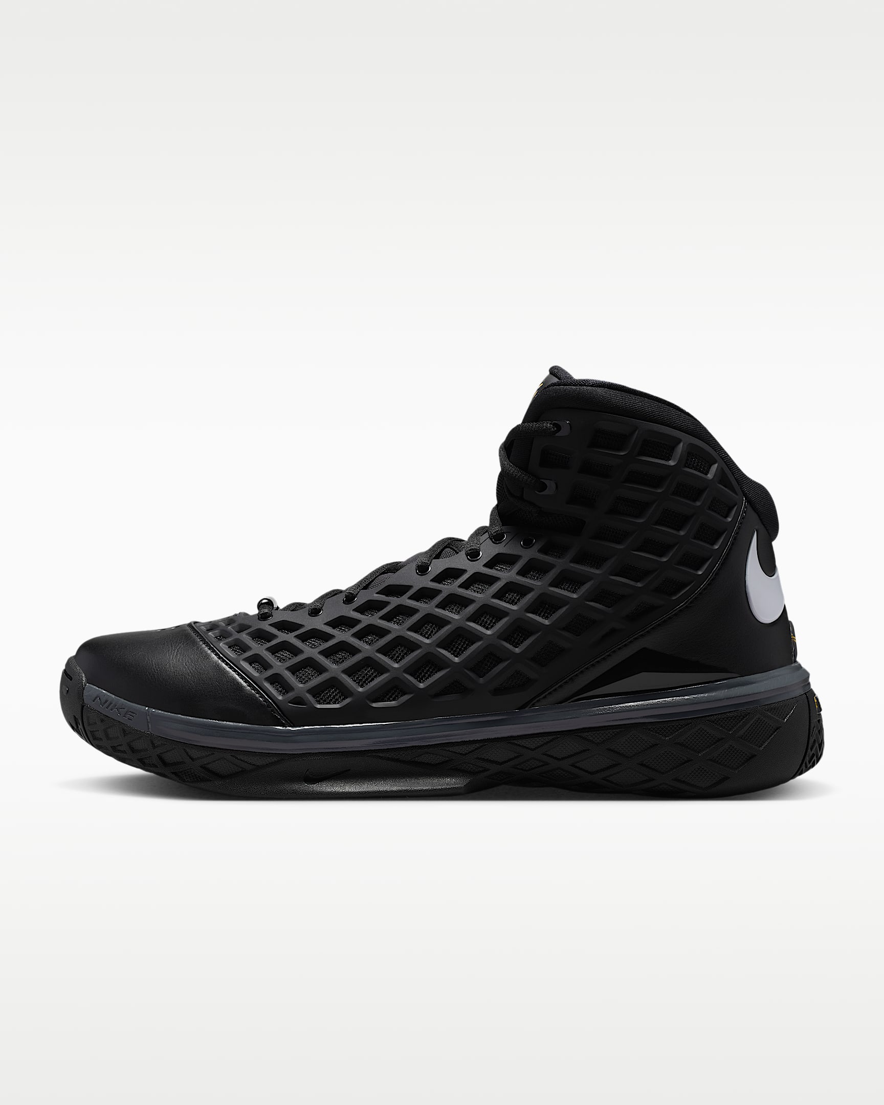 Kobe 3 Protro 科比男/女篮球鞋 - 黑/煤黑/校园粟黄/白色