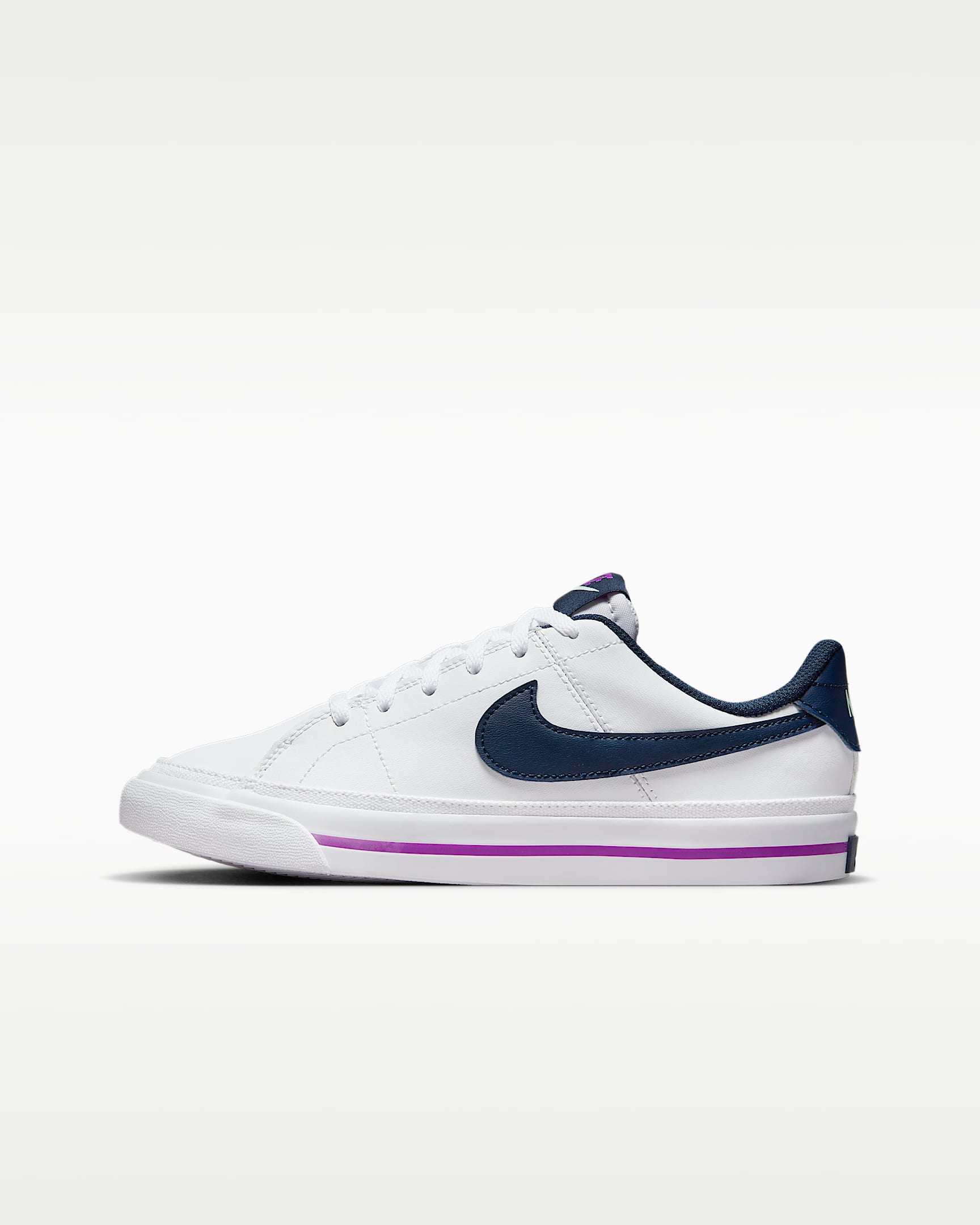 Nike Court Legacy 大童运动鞋 - 白色/泡沫薄荷绿/明亮紫/深藏青