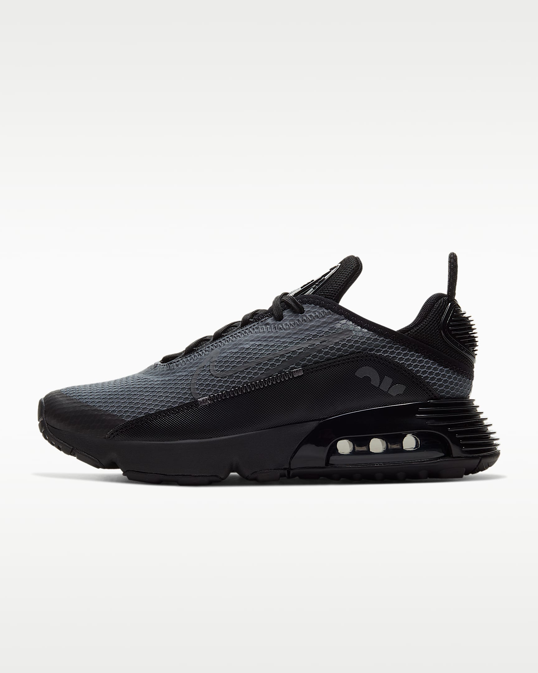 Nike Air Max 2090 (GS) 大童运动童鞋 - 黑/狼灰/黑/煤黑