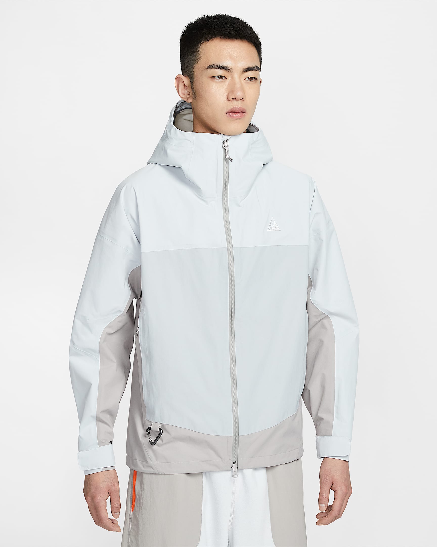 Nike ACG "Morpho" Storm-FIT ADV 2.5L 男子防风防水雨天夹克硬壳冲锋衣 - 尘光子色/大学灰/山峰白