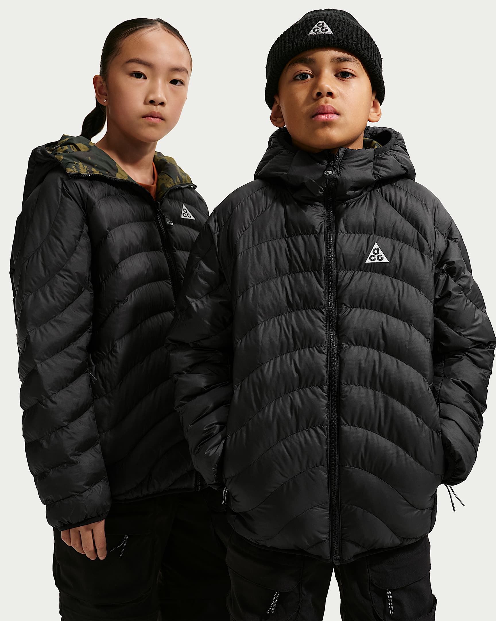 Nike ACG "Lava Flow" Therma-FIT ADV 大童夹克 - 黑/山峰白