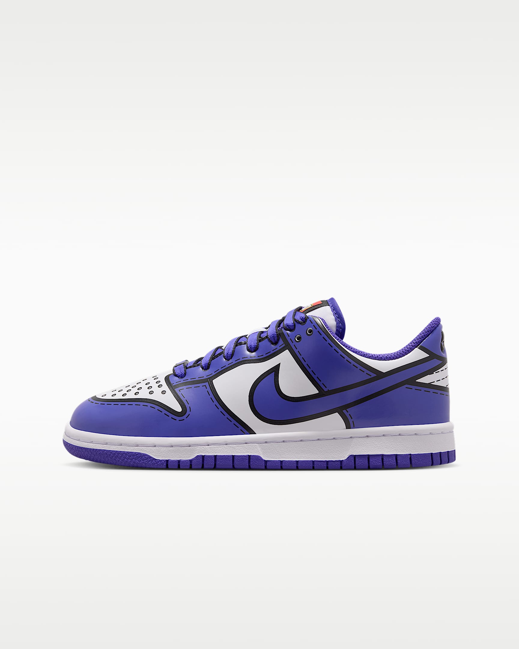 Nike Dunk Low x LEGO® Collection 大童运动鞋 - 白色/灯草红/旅行黄/蓝紫