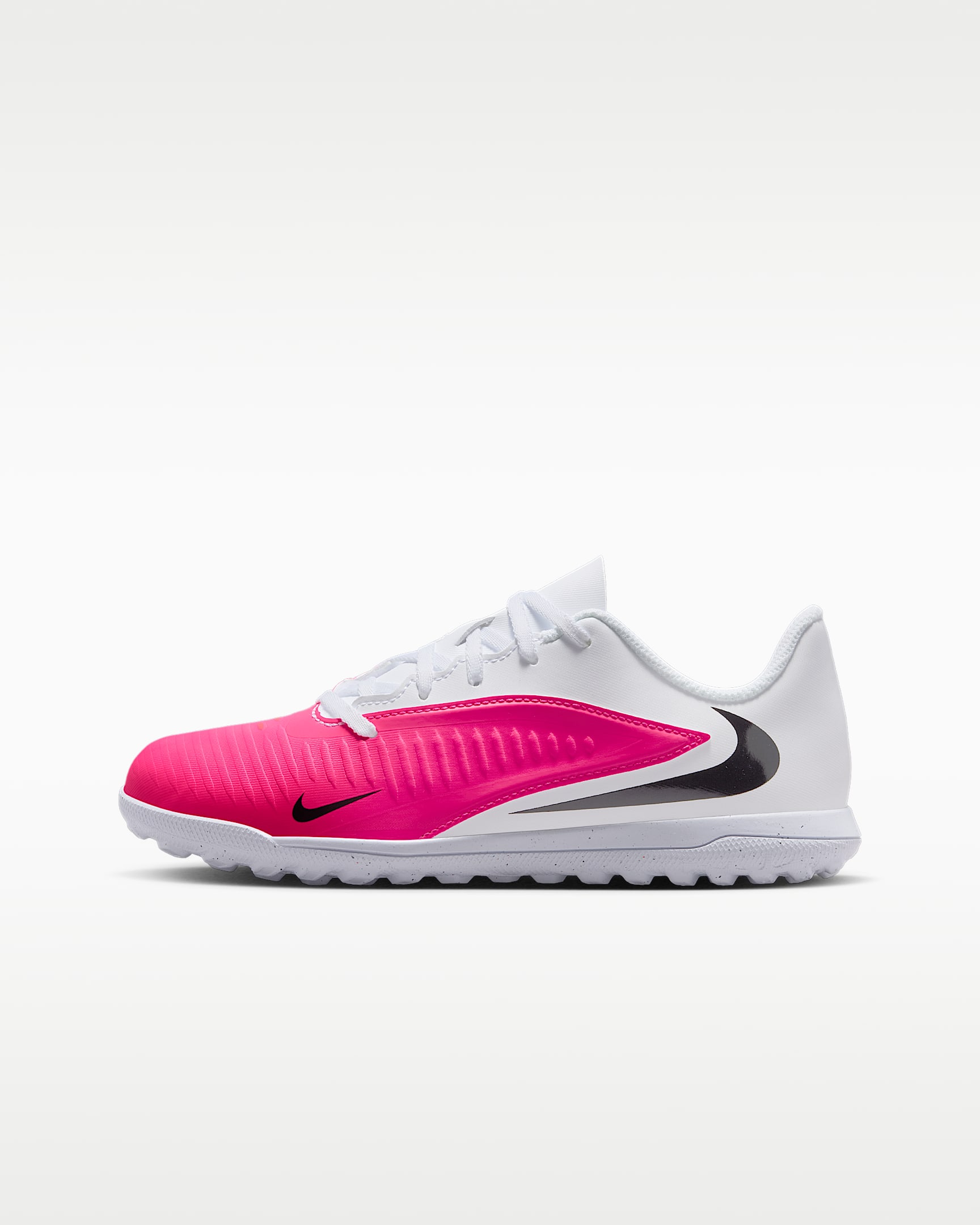 Nike Jr. Phantom 6 Low Club 耐克暗煞系列大童 TF 人造场地低帮足球鞋 - 多色/黑