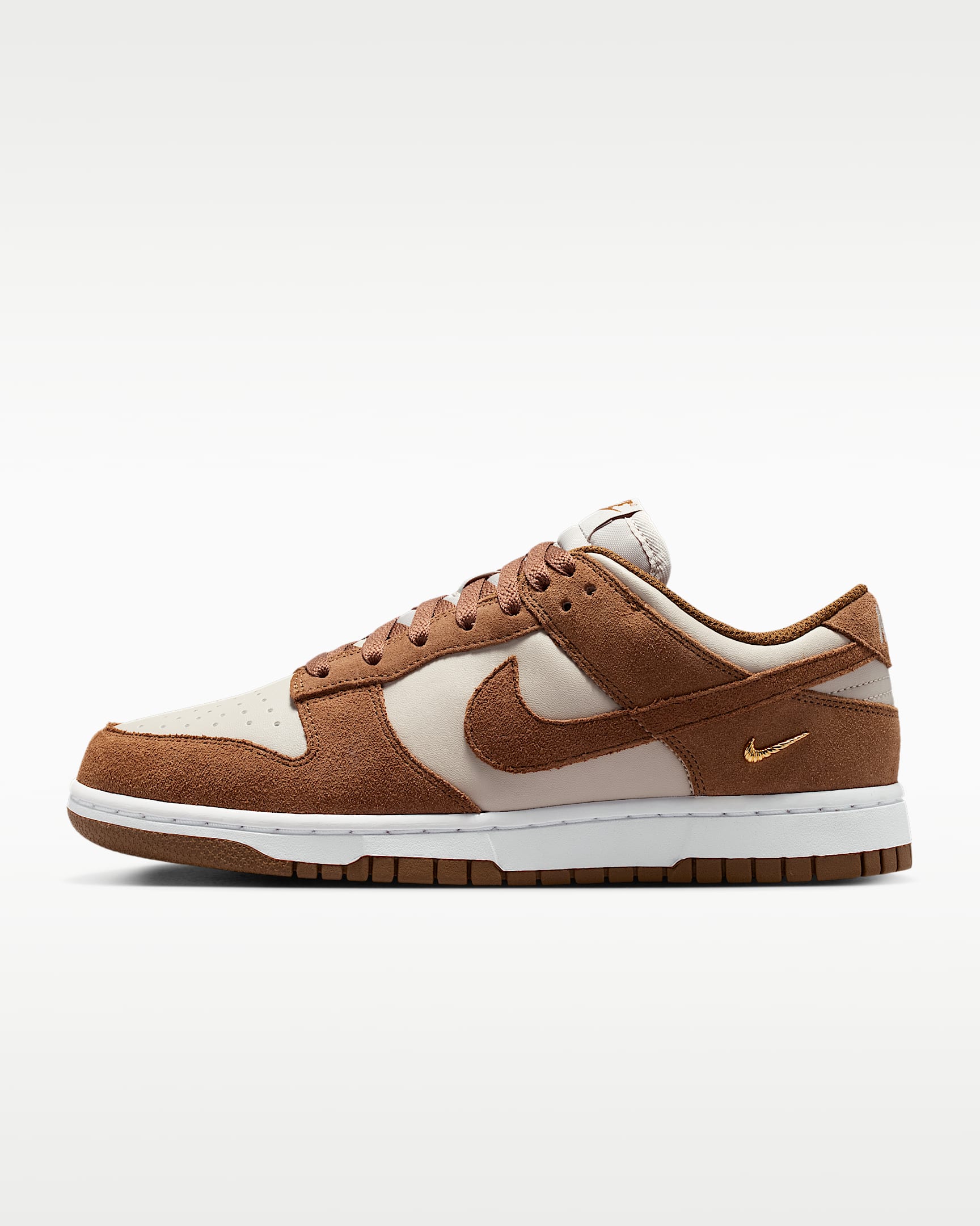 Nike Dunk Low Suede 女子运动鞋 - 浅英国褐/奶白 II/白色/浅英国褐