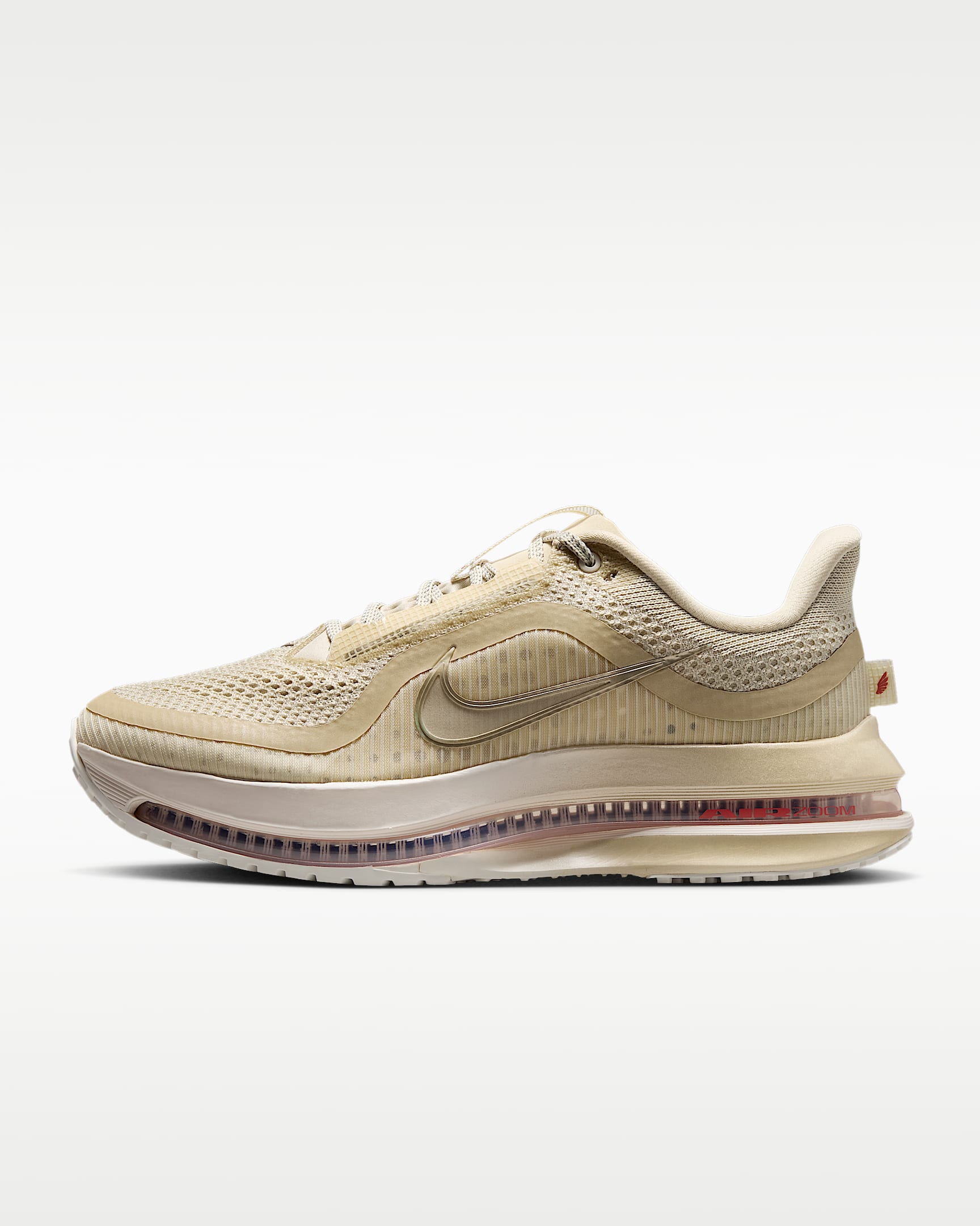 Nike Pegasus Premium 耐克顶级飞马女子公路跑步鞋 - 浅卡其/帆白/粉白/金属黄谷