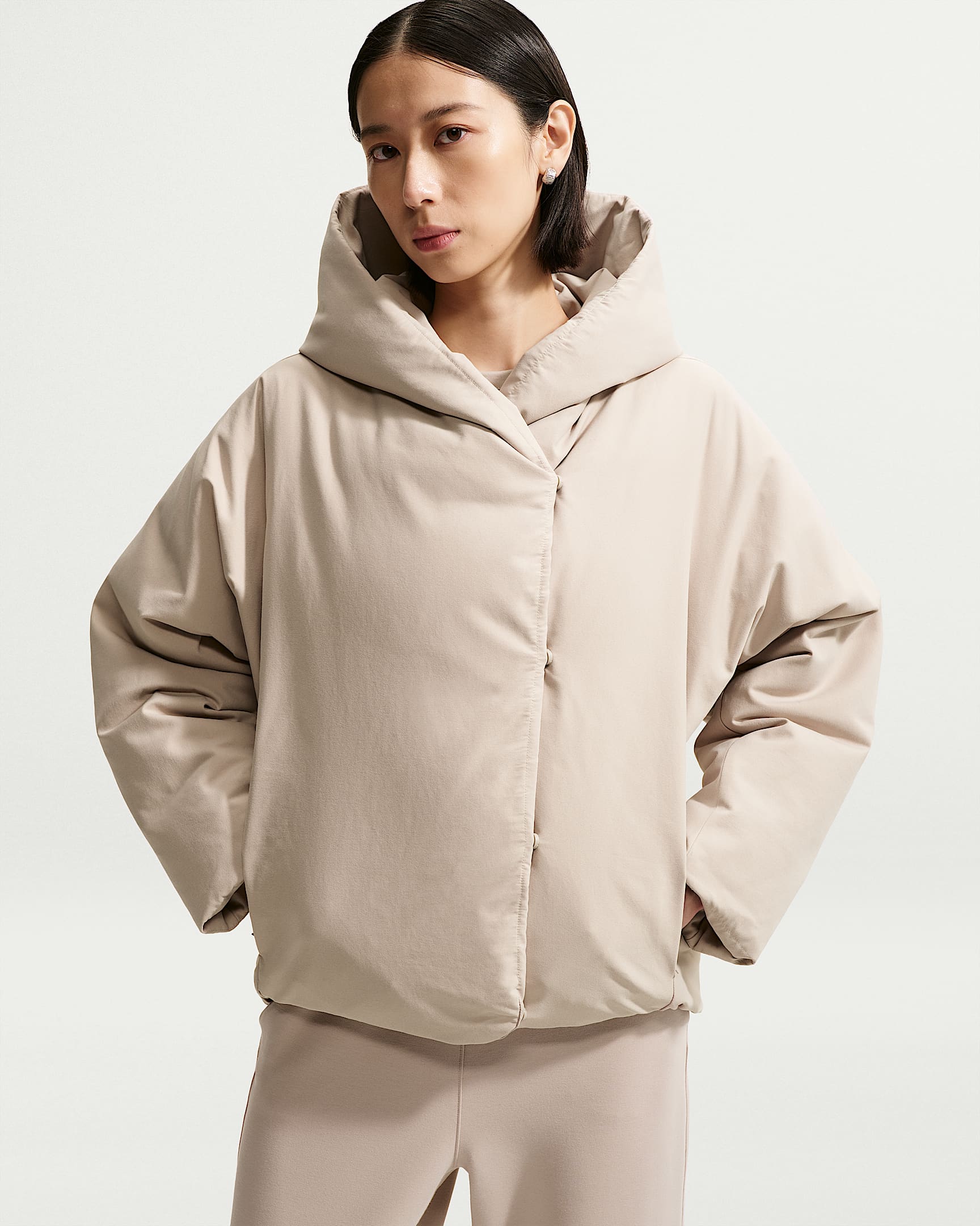 Nike 24.7 OuterCalm Therma-FIT 女子拒水羽绒夹克 - 奶白 II/大学灰