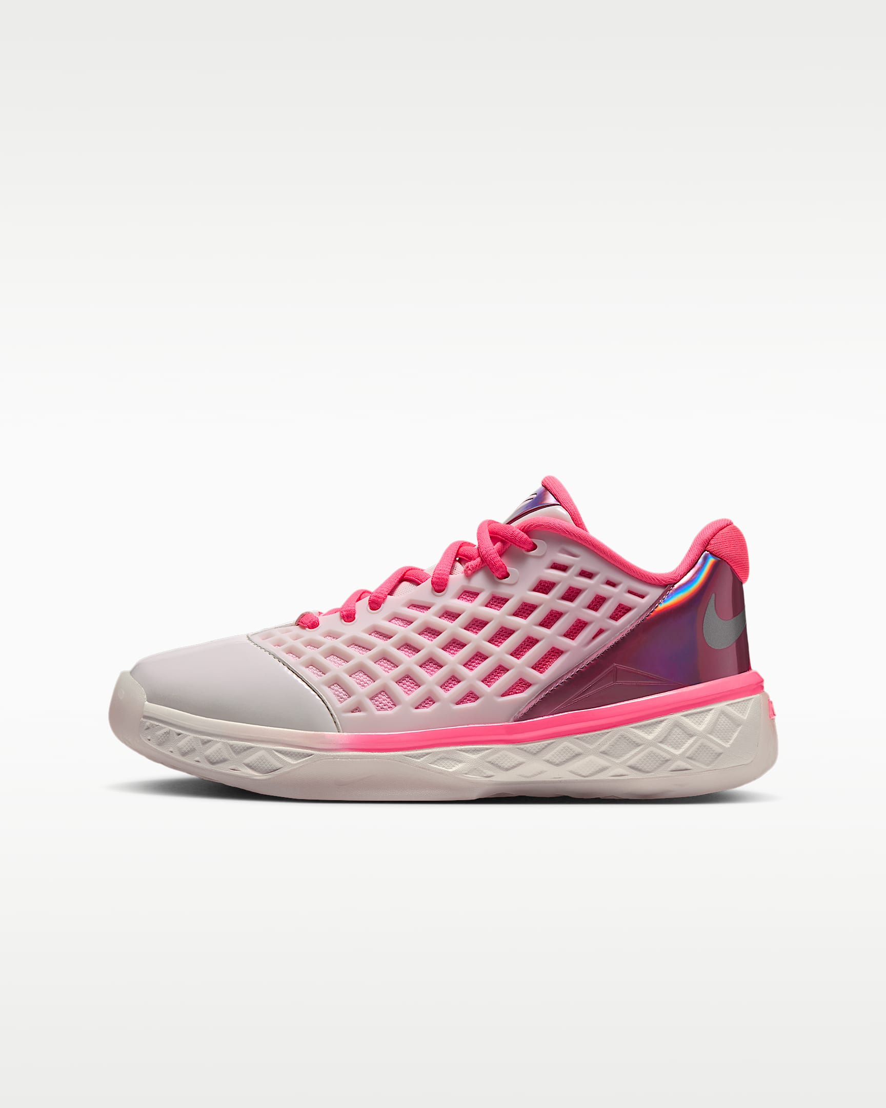 Kobe 3 Protro Low 科比大童篮球鞋 - 帆白/潘趣红/金属银