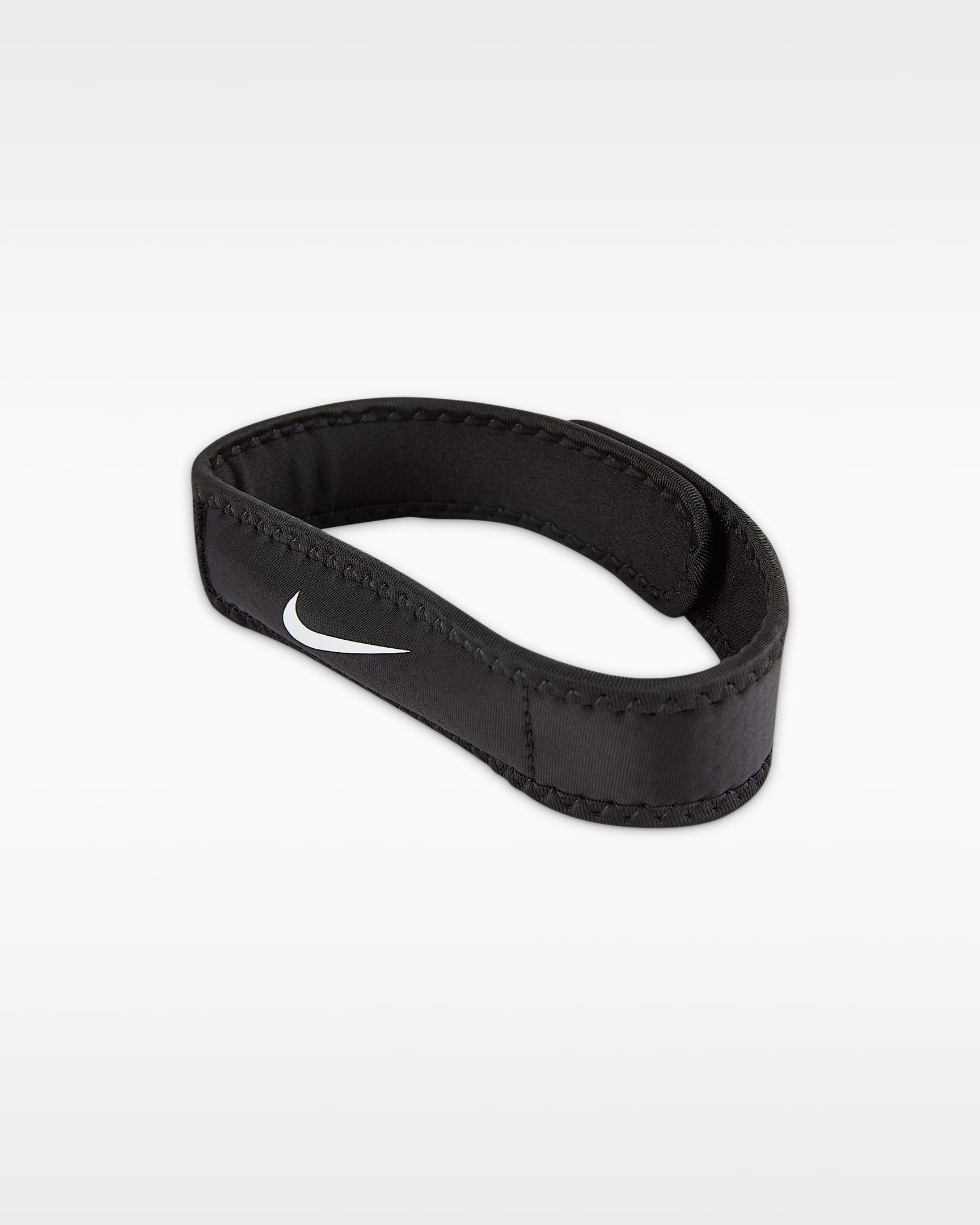 Nike Pro Patella 速干髌骨训练带（1 条） - 黑/白色