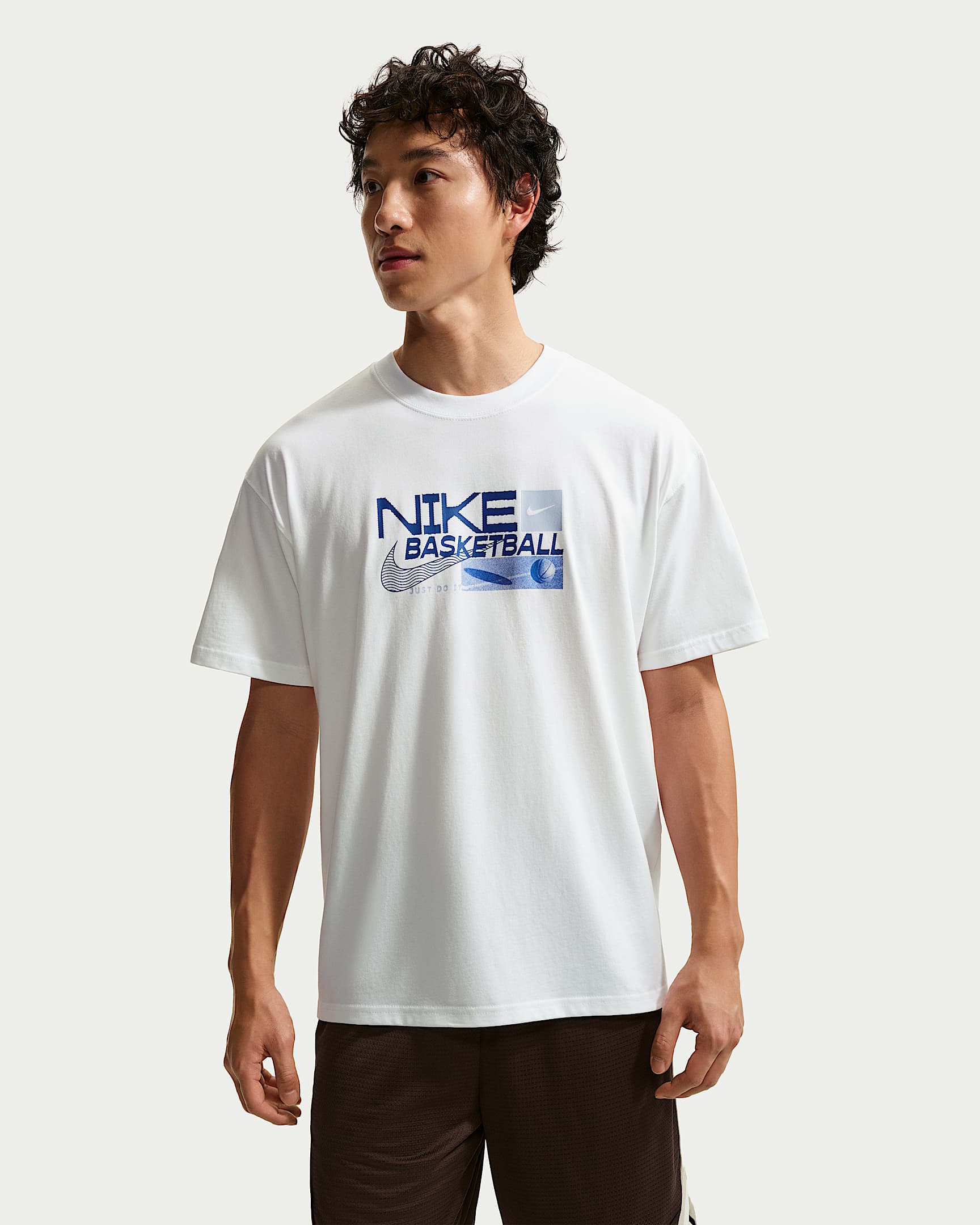 Nike 男子篮球T恤 - 白色