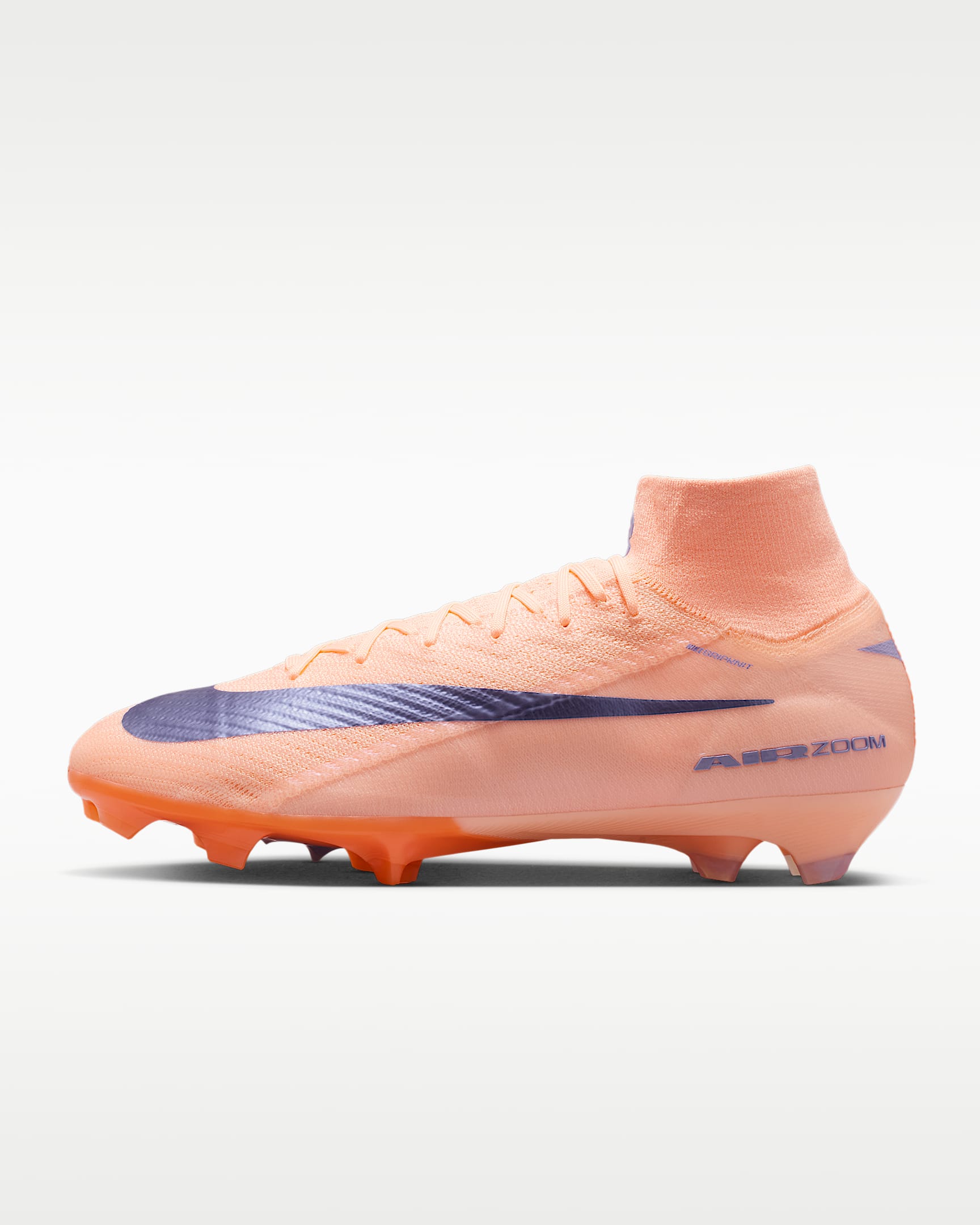 Nike Mercurial Superfly 10 Elite LV8 耐克刺客系列男/女 FG 天然硬质草地高帮足球鞋 - 浅深红/脉冲宝石蓝