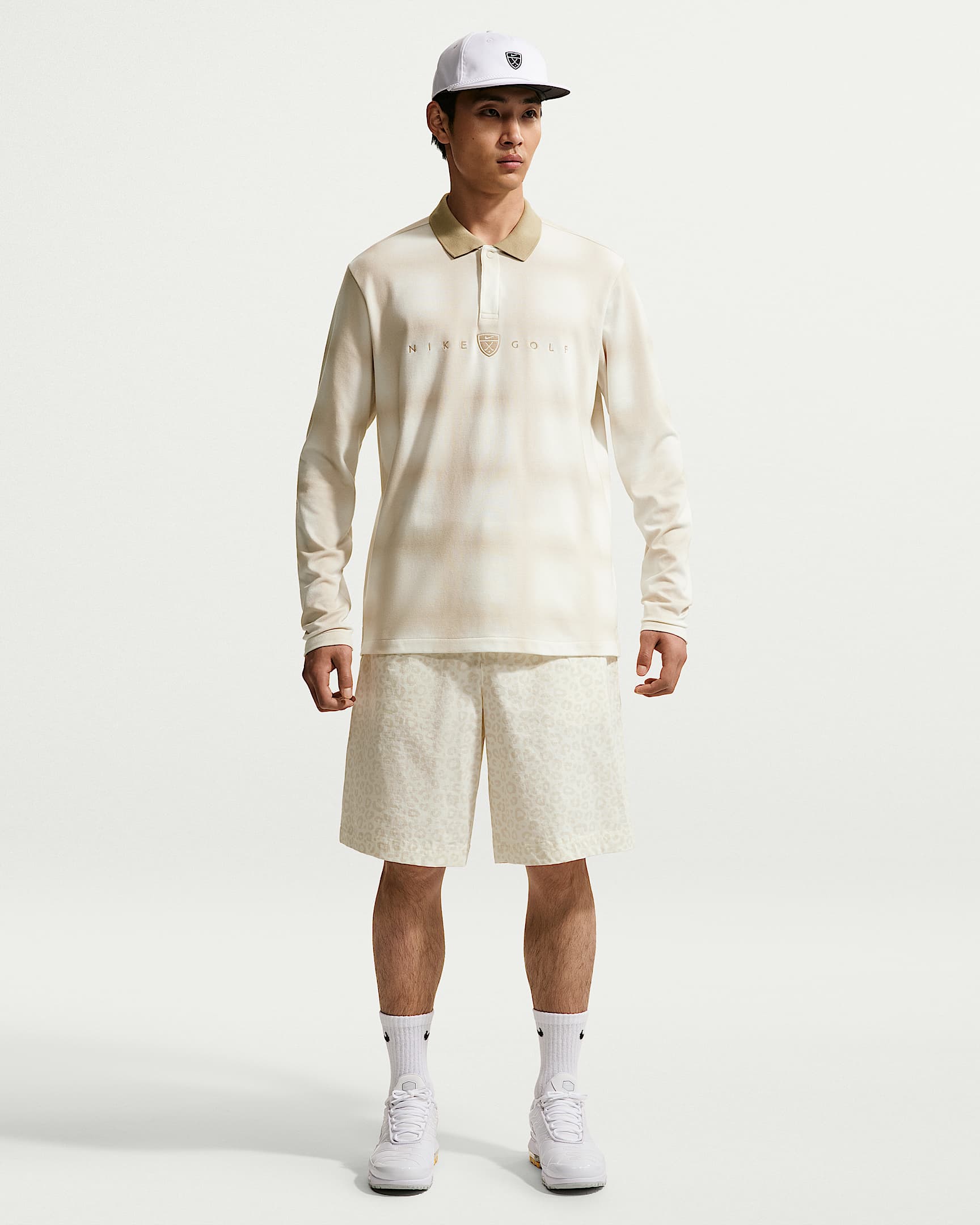 Nike Fairway Fresh Dri-FIT 男子速干高尔夫短裤 - 帆白/帆白/帆白