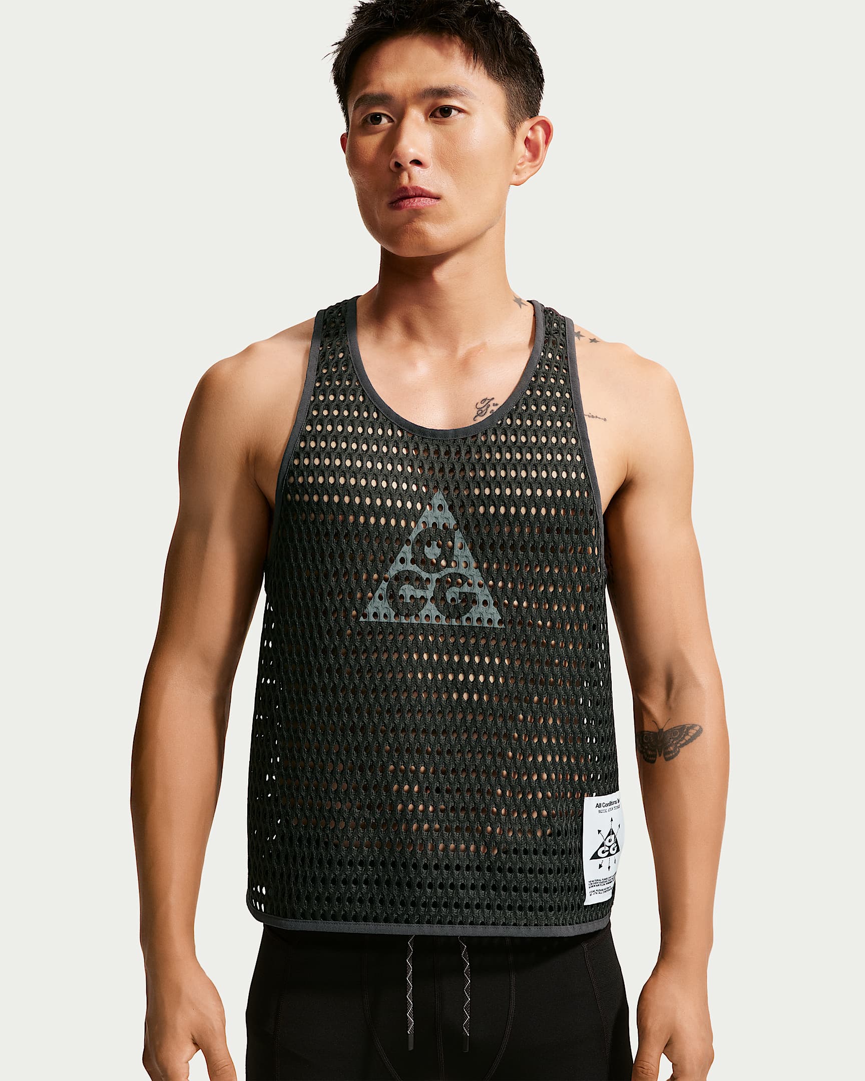 ACG Radical AirFlow Dri-FIT 男子速干越野跑步背心洞洞衣 - 煤黑/冷灰