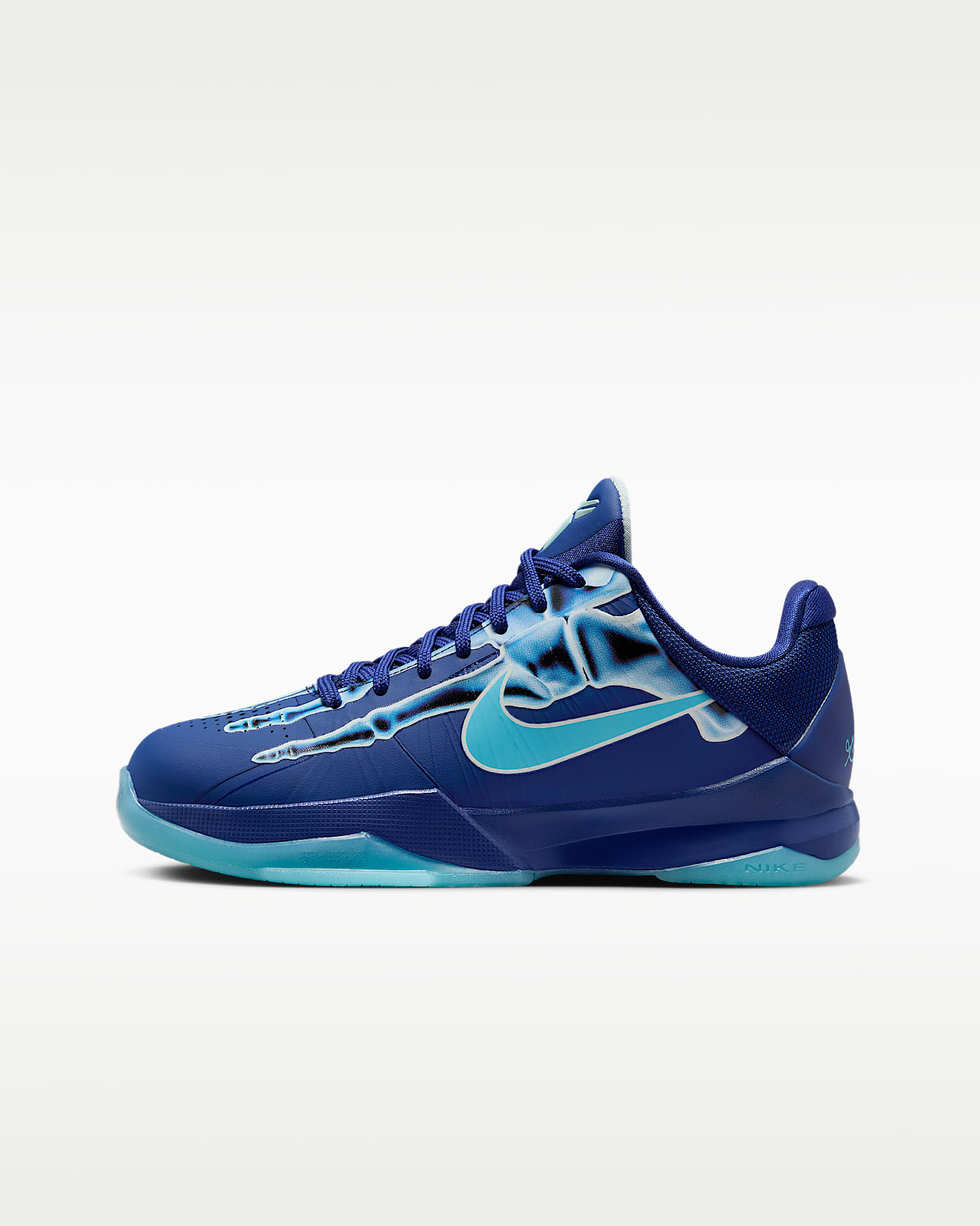 Kobe V 科比大童篮球鞋 - 深宝蓝/冰川蓝/波罗的海蓝