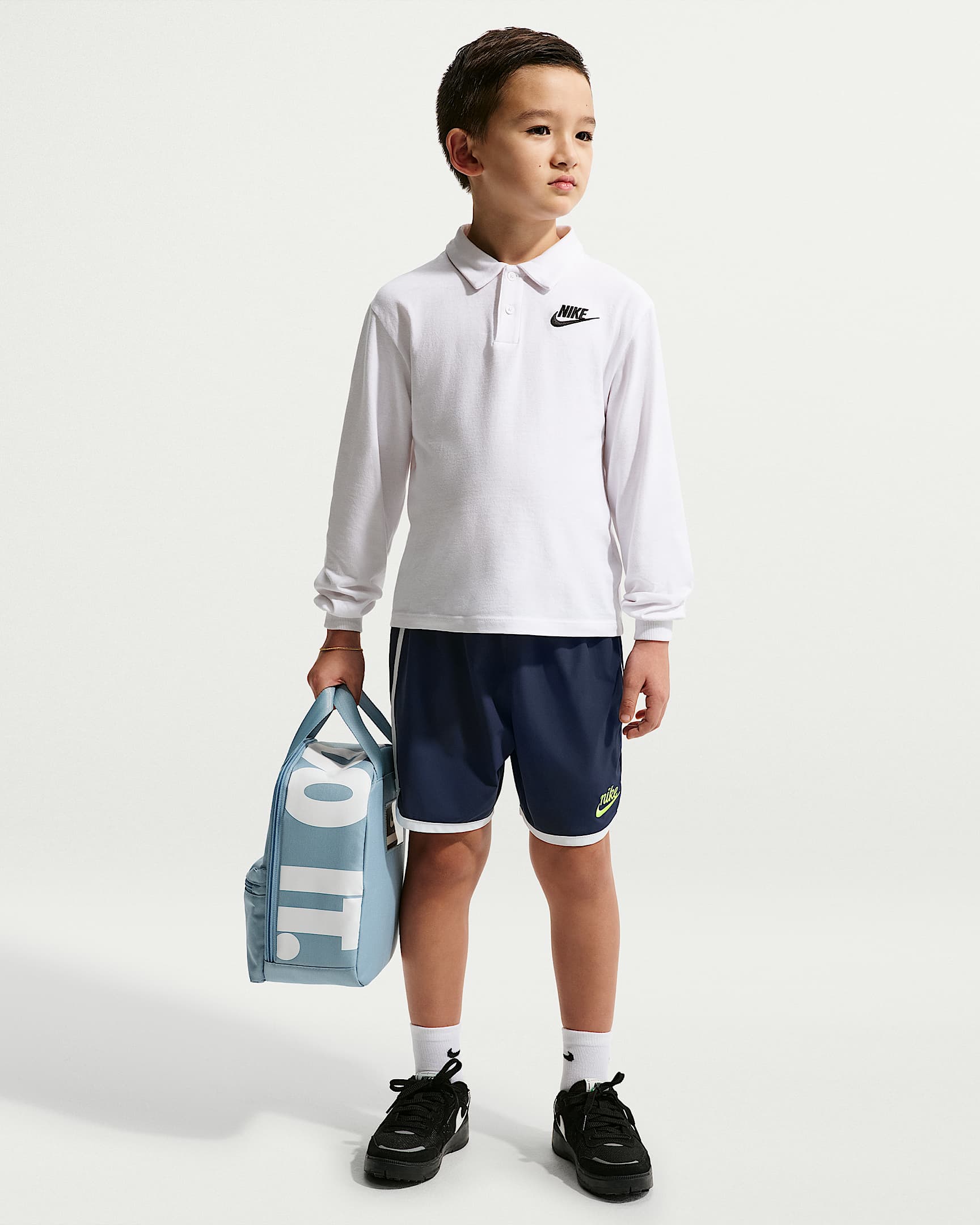 Nike Courtside Champs 幼童凉感短裤 - 深藏青