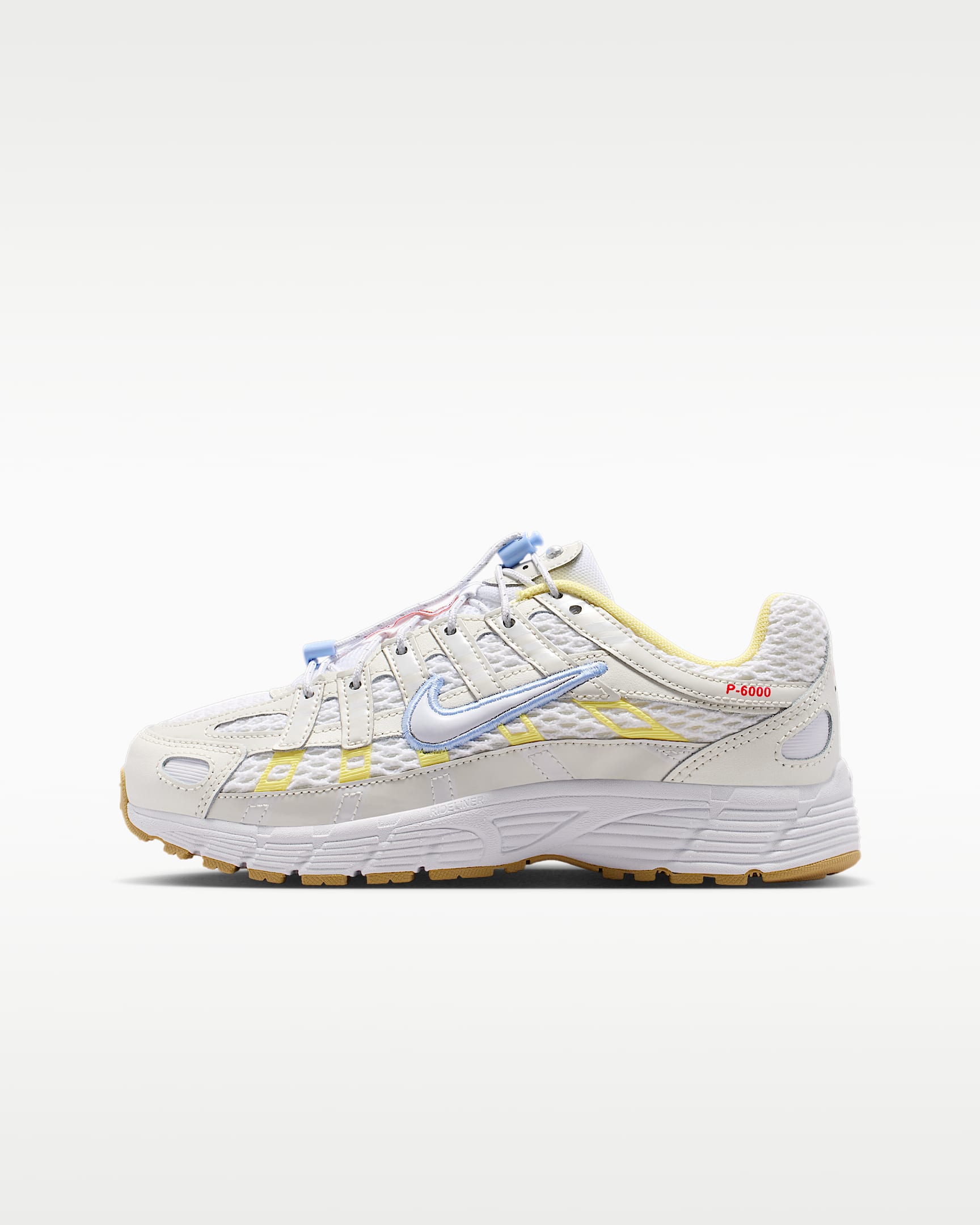 Nike P-6000 Utility 大童运动鞋 - 白色/幻影灰白/亚麻/铝蓝