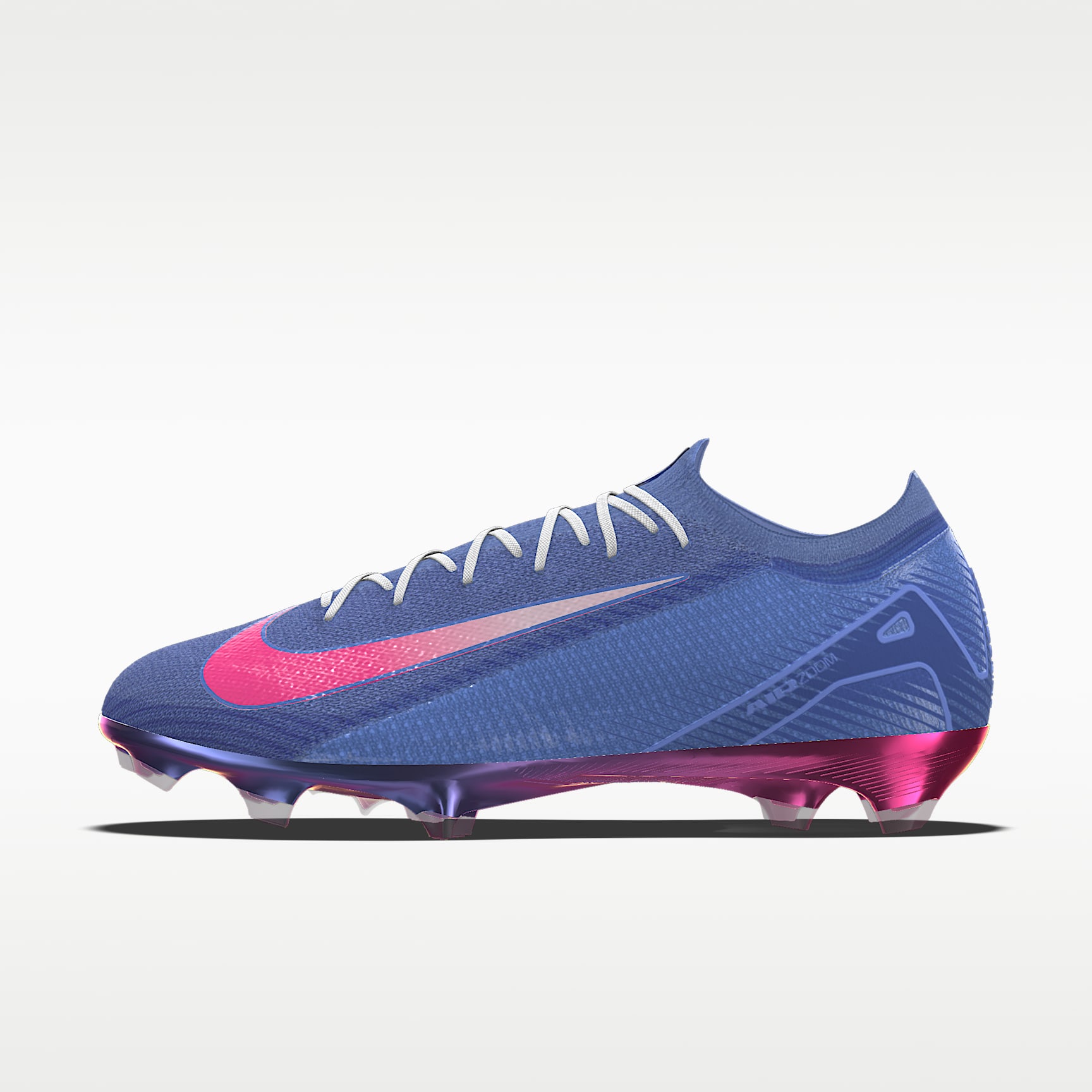 Nike Mercurial Vapor 16 Elite By You 耐克刺客系列专属定制天然硬质草地低帮足球鞋 - 黑/铁灰/黑