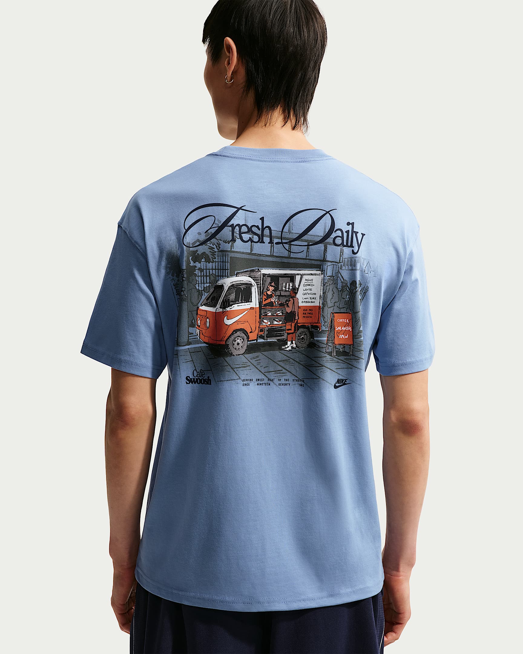 Nike Sportswear 男子T恤 - 工作蓝