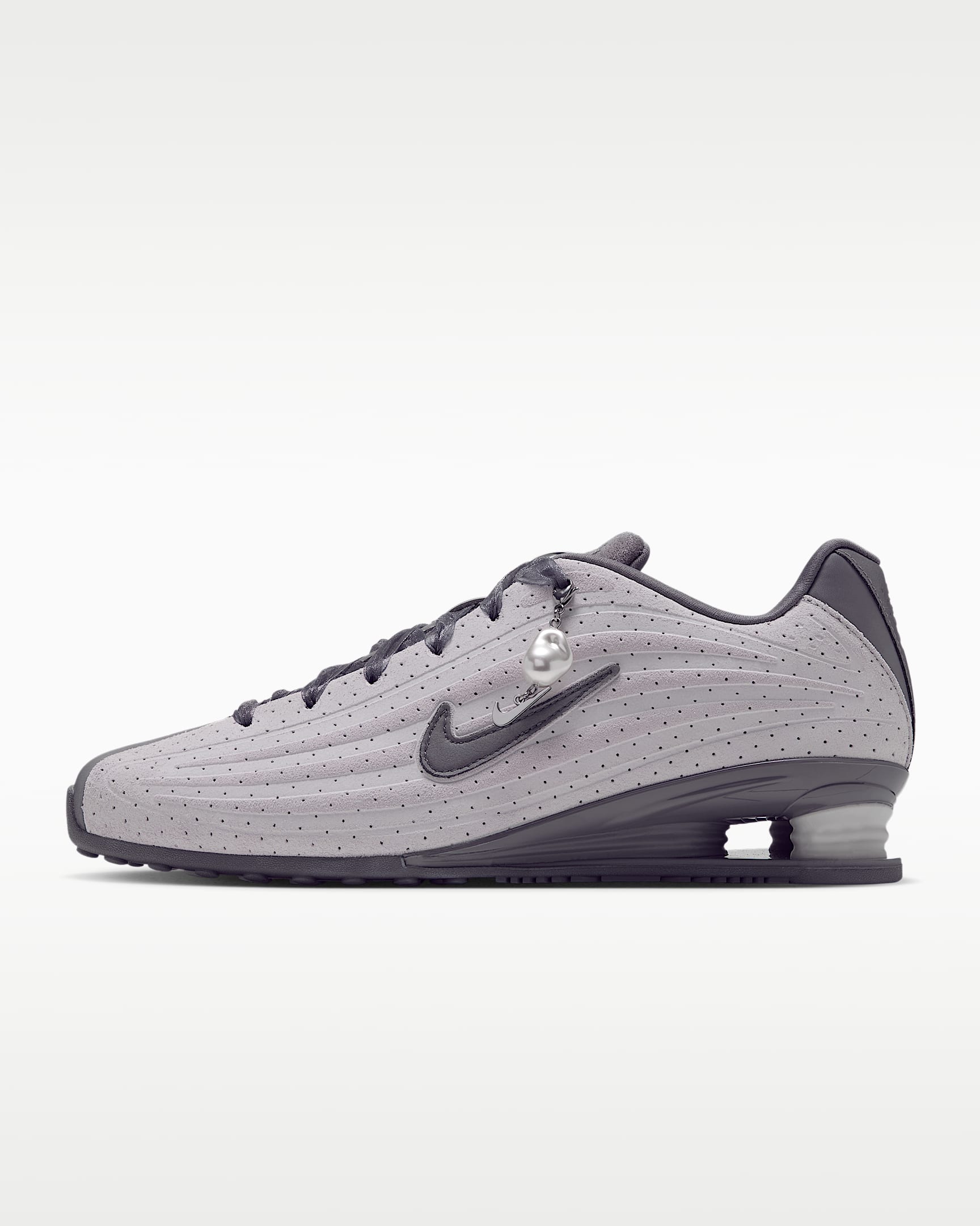 Nike Shox Z 女子气柱运动鞋 - 苍野灰/金属银/笔尖灰黑色