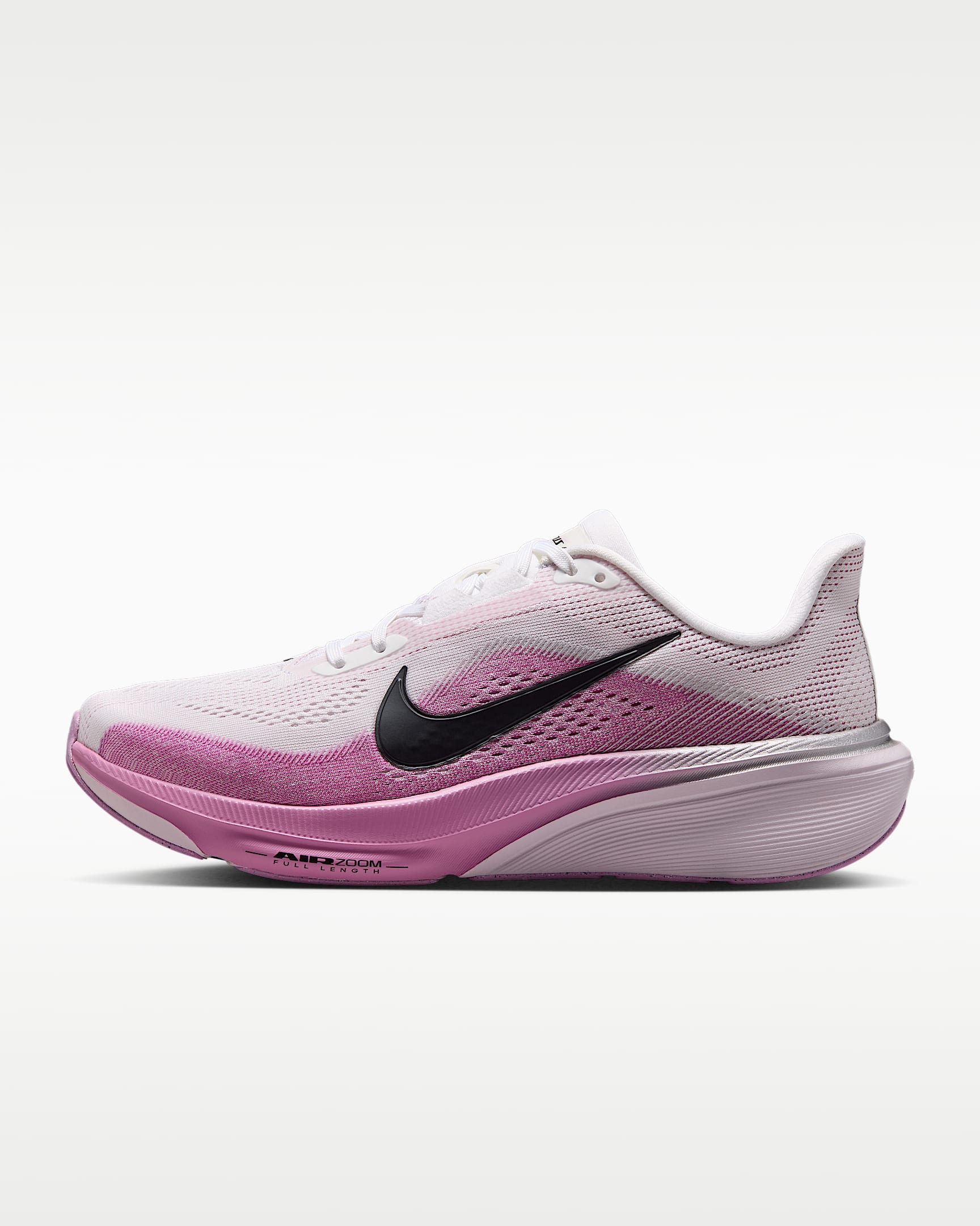 Nike Pegasus 42 耐克飞马女子公路跑步鞋 - 白色/浅品红/浅紫丁香色/黑