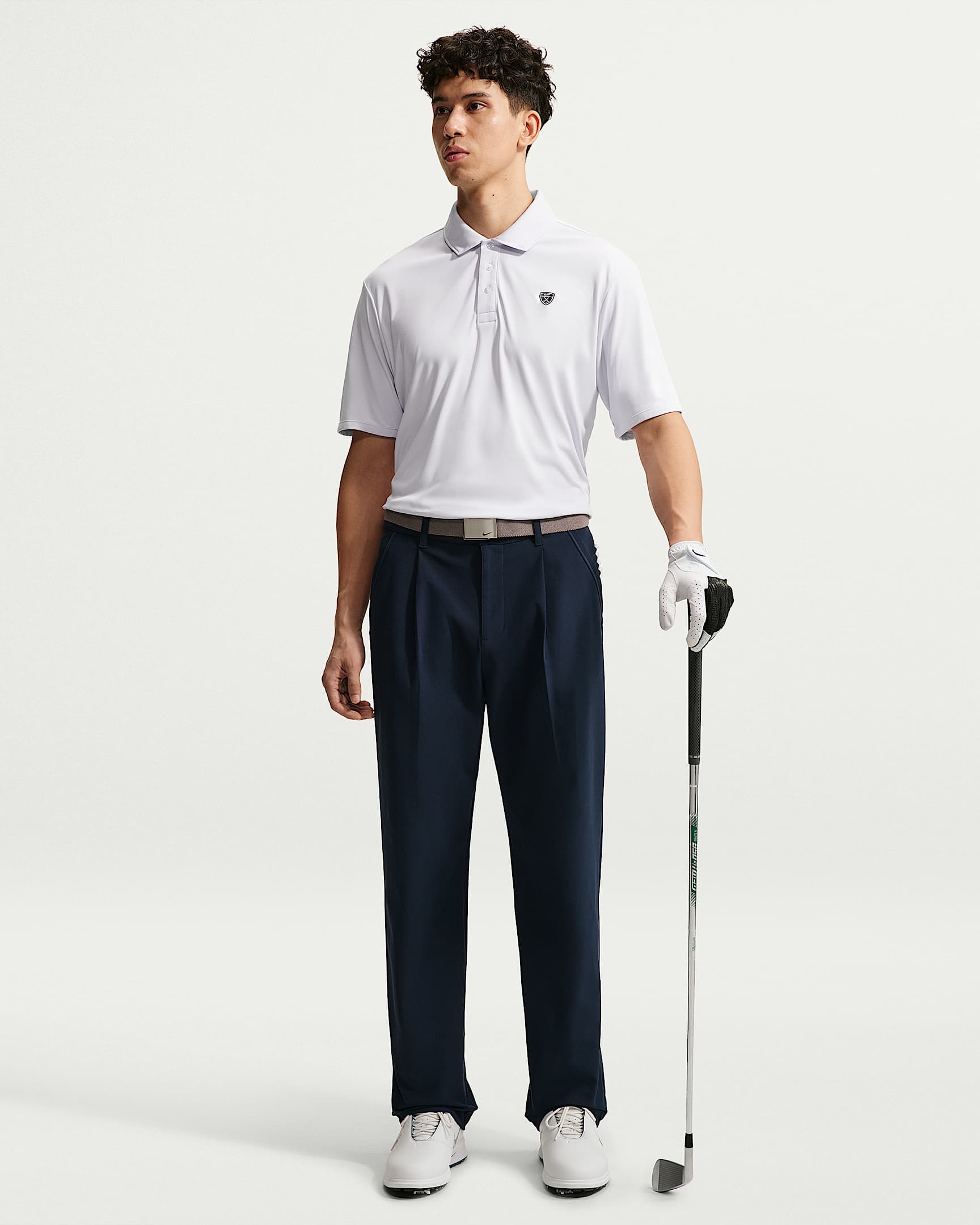 Nike Par Dri-FIT 男子防晒速干高尔夫长裤 - 大学深蓝/黑/大学深蓝