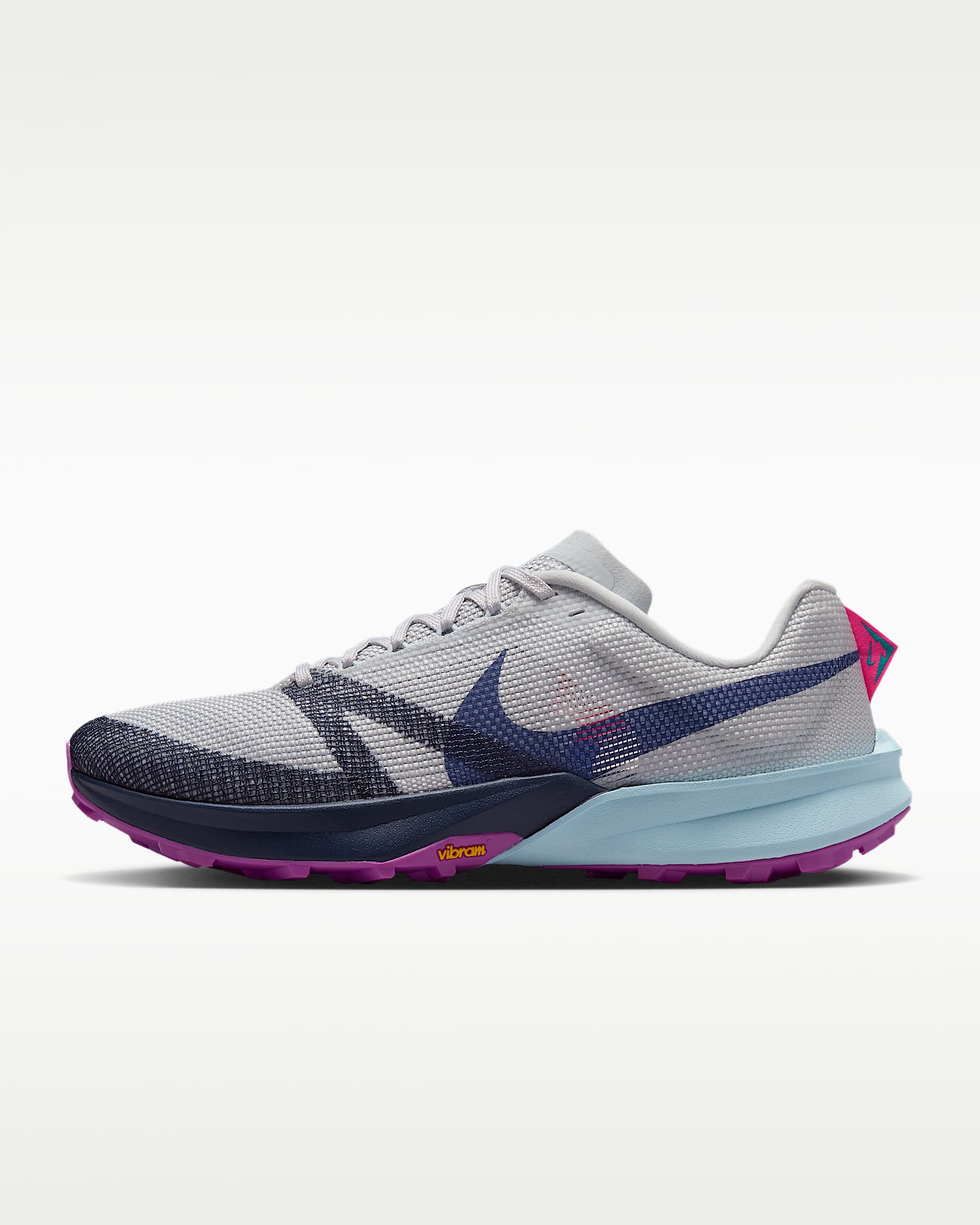 Nike Kiger 10 男子越野跑步鞋 - 金属银灰/宝石蓝/冰川蓝/深藏青