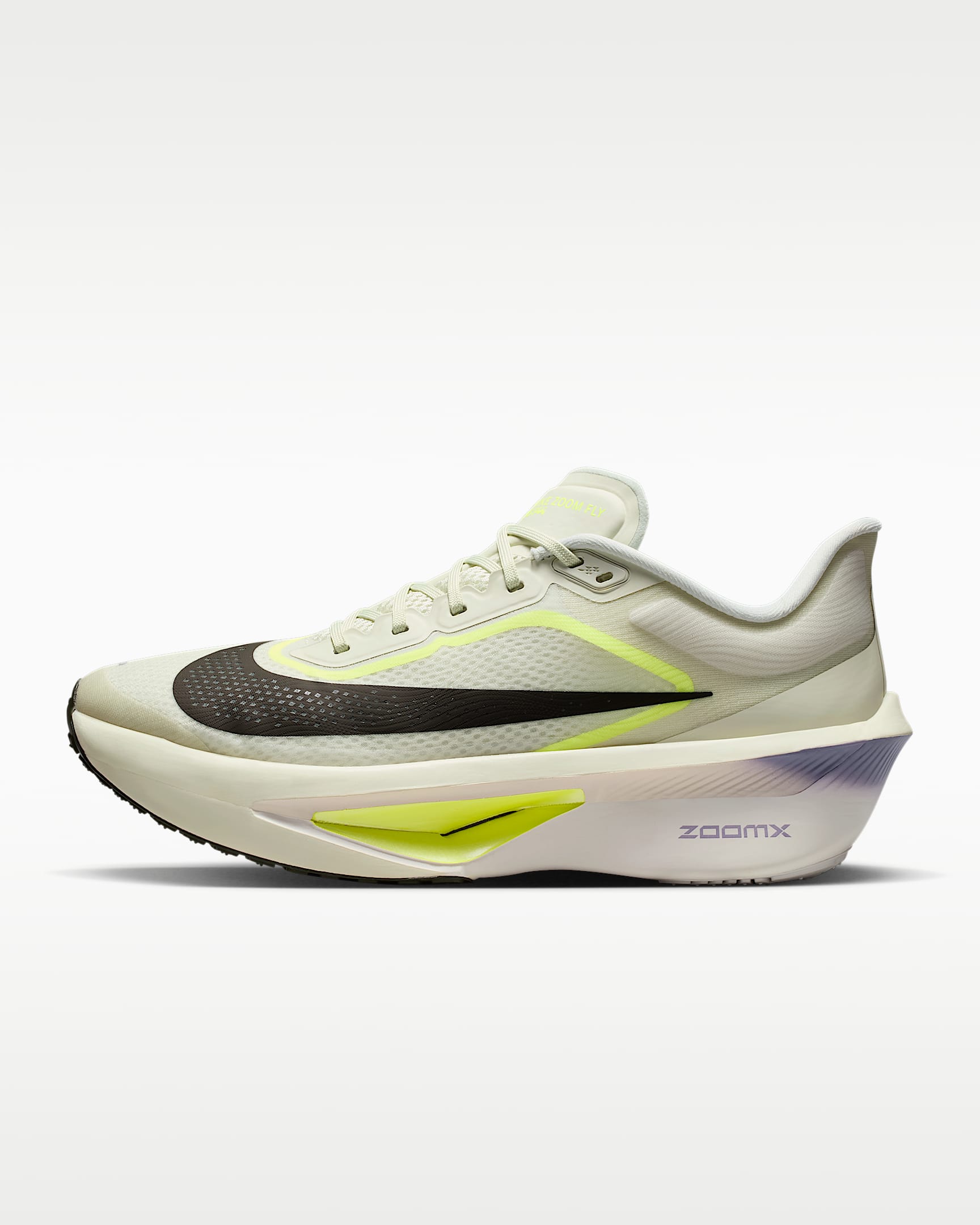 Nike Zoom Fly 6 男子公路竞速跑步鞋 - 海玻璃色/超酸橙/幻影灰白/红杉绿