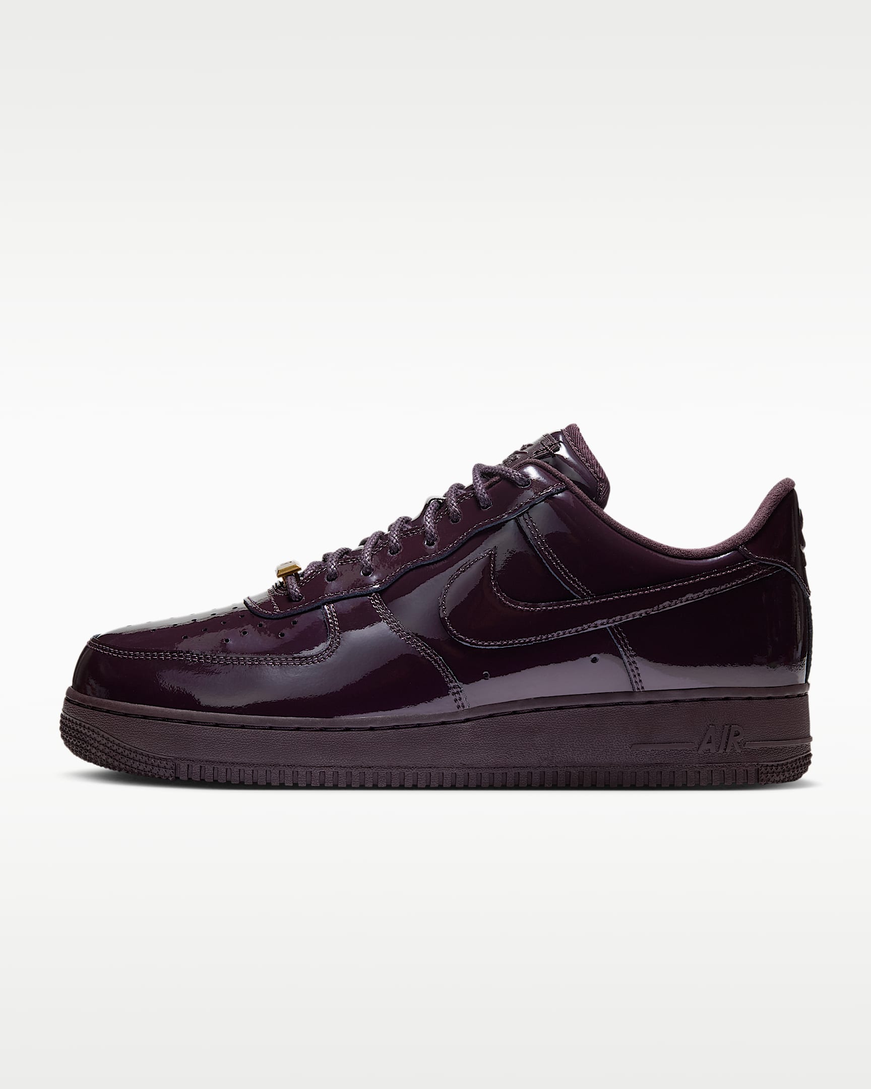 Nike Air Force 1 '07 男子空军一号运动鞋 - 暗调勃艮第酒红/阴影棕/浅卡其/阴影棕