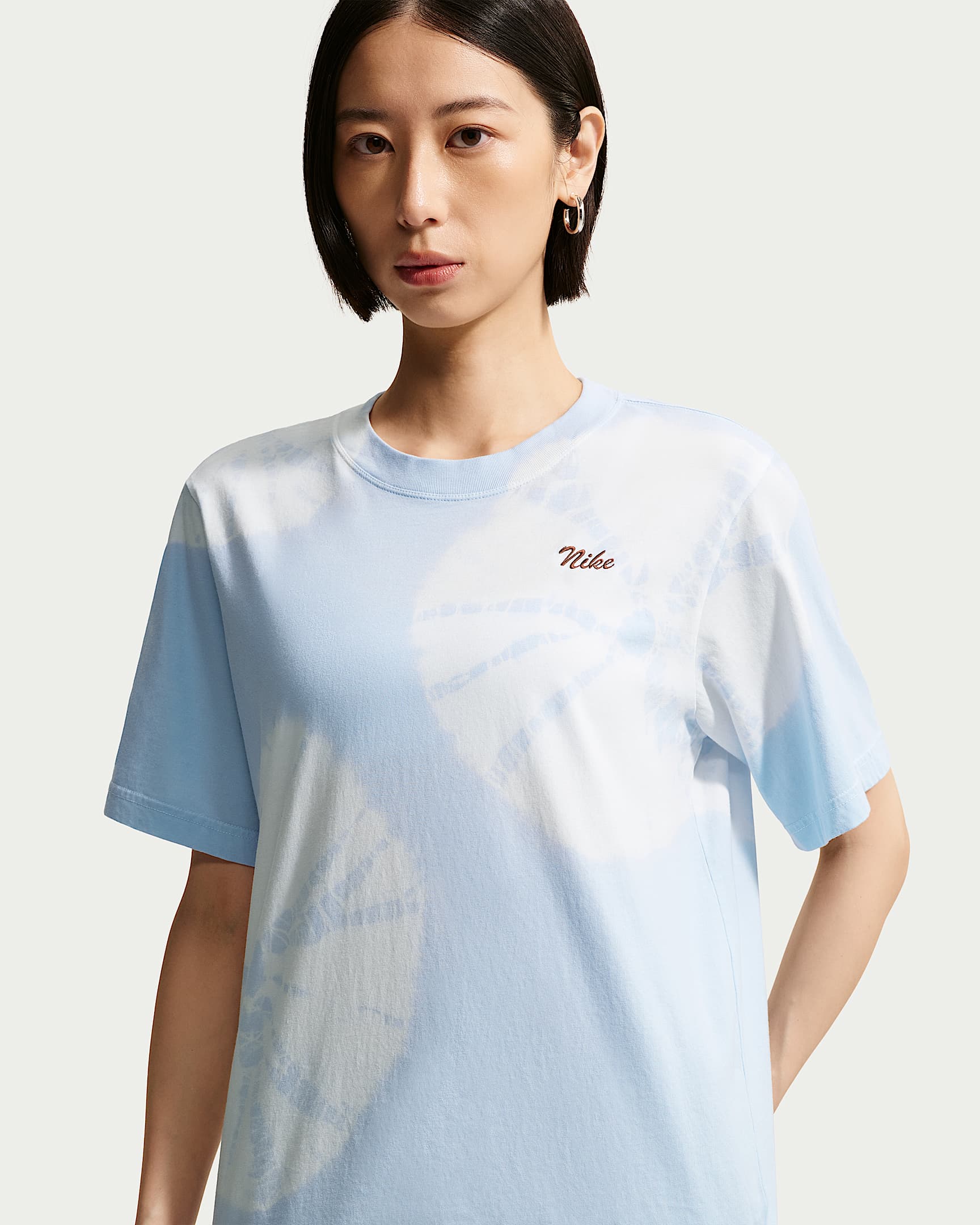 Nike Sportswear 女子短袖T恤 - 氢蓝