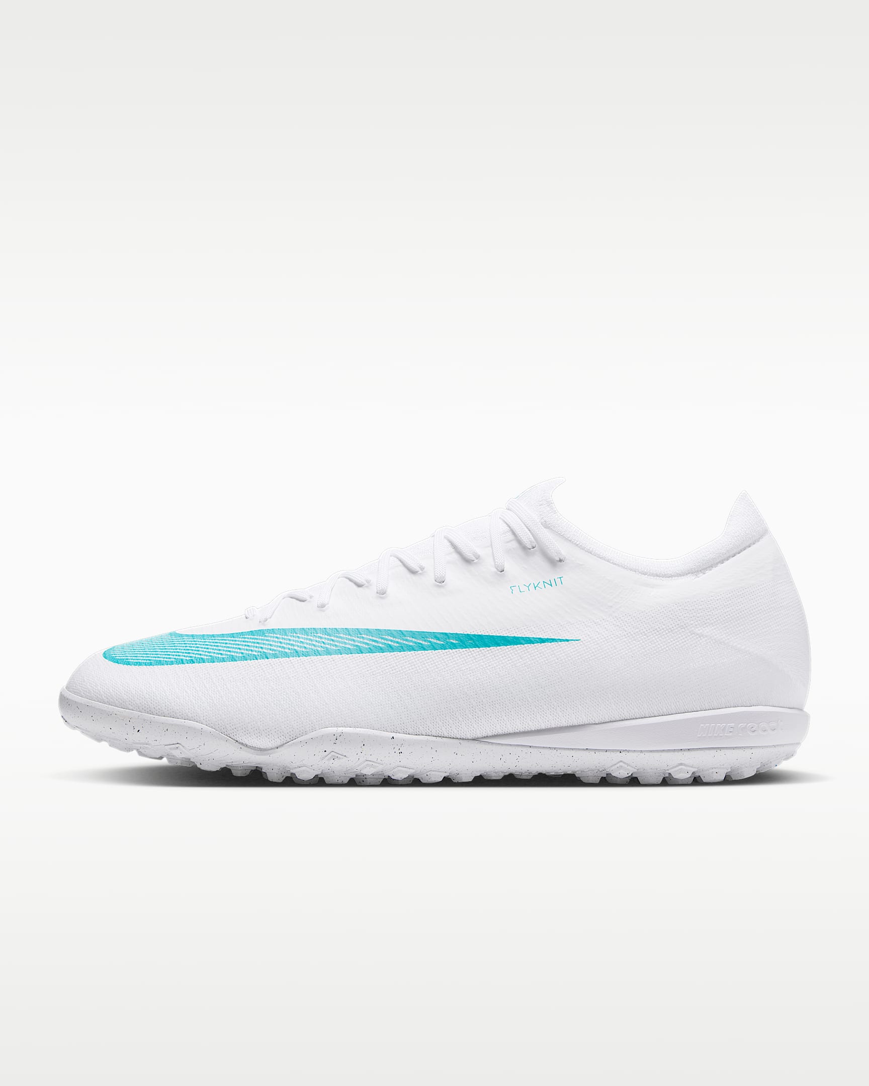 Nike Mercurial Vapor 17 Pro 耐克刺客系列男/女 TF 人造场地低帮足球鞋 - 白色/仙人掌绿