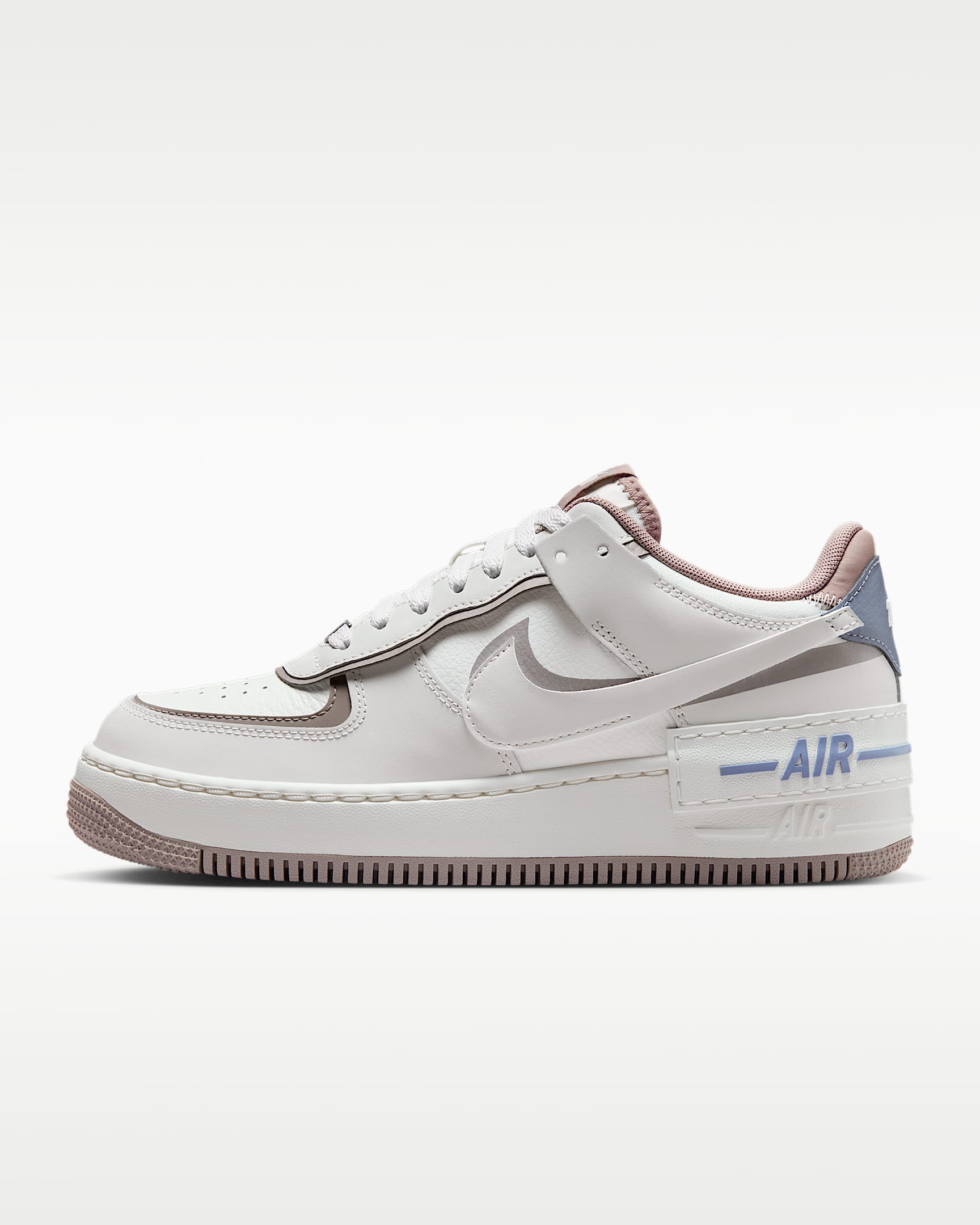 Air Force 1 Shadow 女子空军一号运动鞋 - 帆白/帆白/世界靛青/幻影灰白