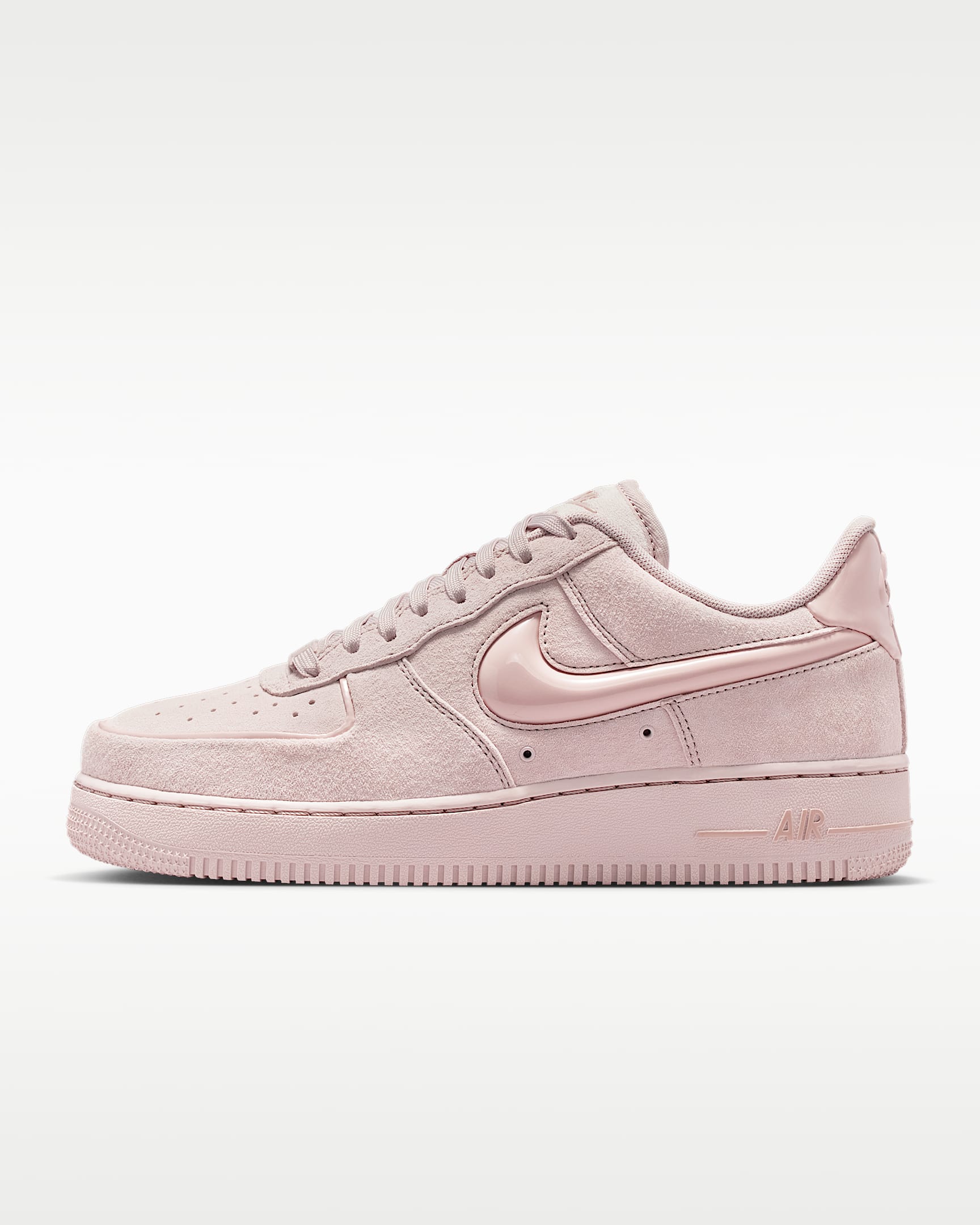 Nike Air Force 1 '07 女子空军一号运动鞋 - 砂岩灰粉/微粒粉/砂岩灰粉