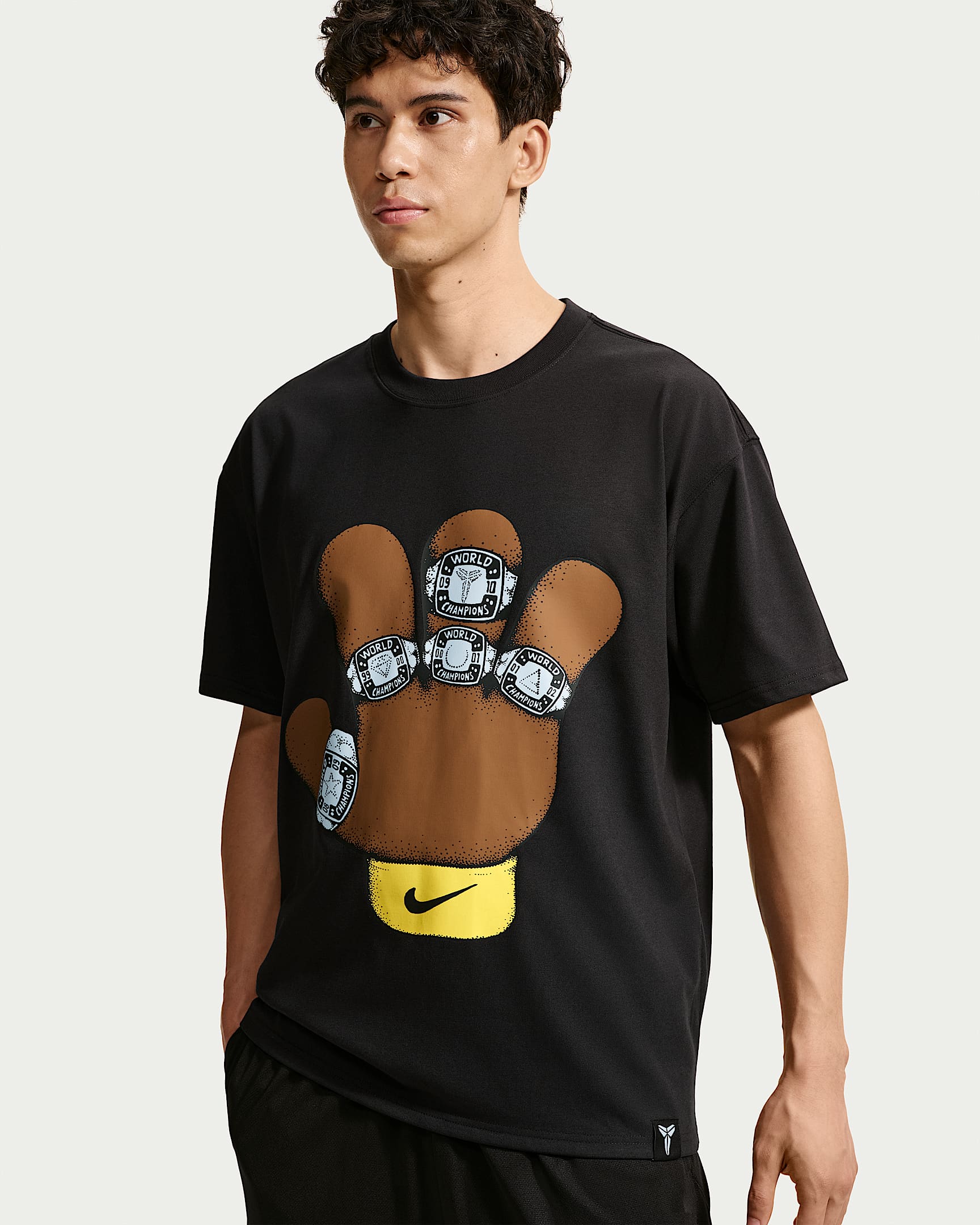 Kobe Nike Dri-FIT 科比男子速干短袖篮球T恤 - 黑