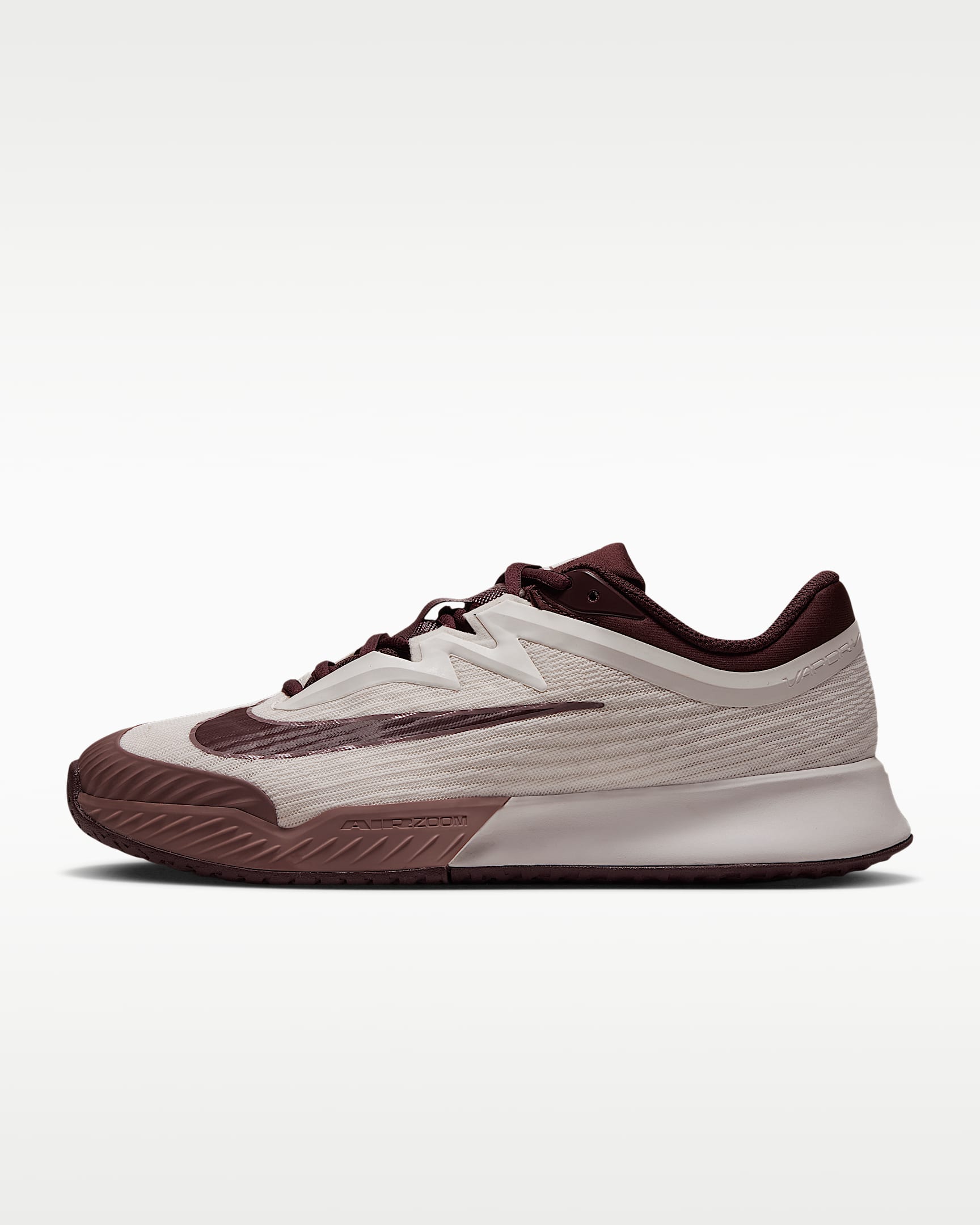 Nike Vapor Pro 3 女子硬地球场网球鞋 - 帆白/深红/岩石粉/神秘枣红