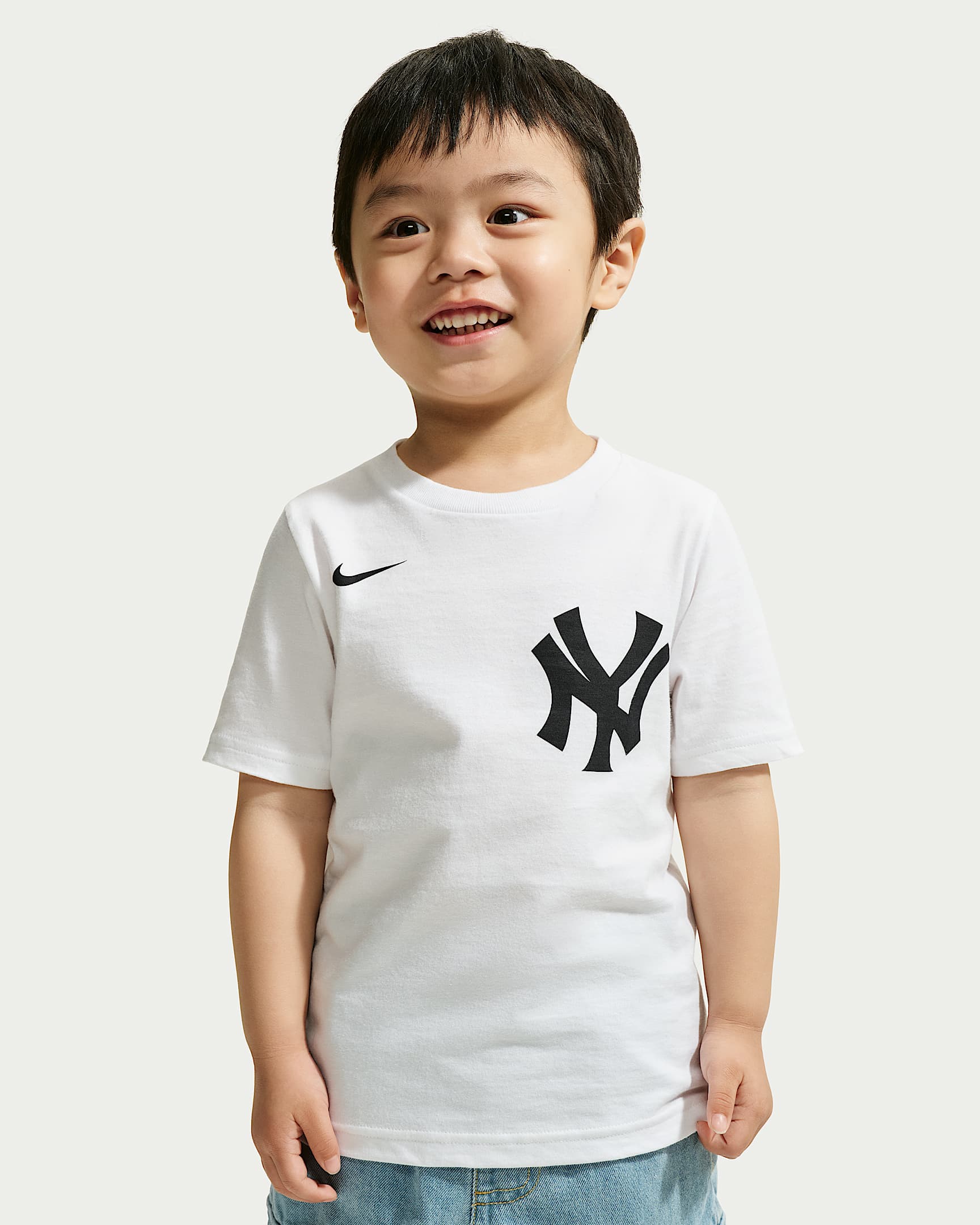纽约洋基队 Nike MLB 婴童T恤 - 白色