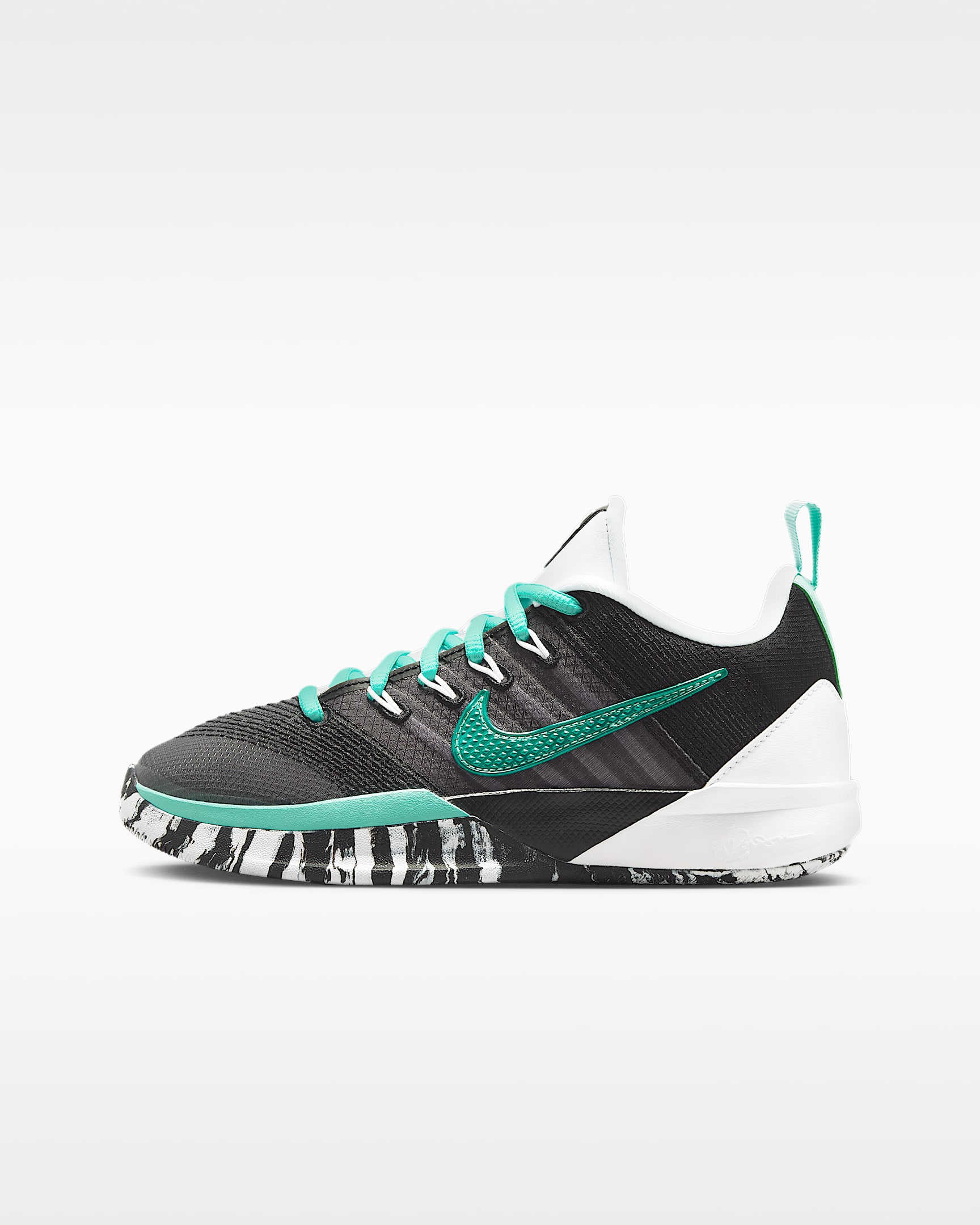 Sabrina 3 萨布丽娜大童篮球鞋 - 黑/白色/薄荷绿