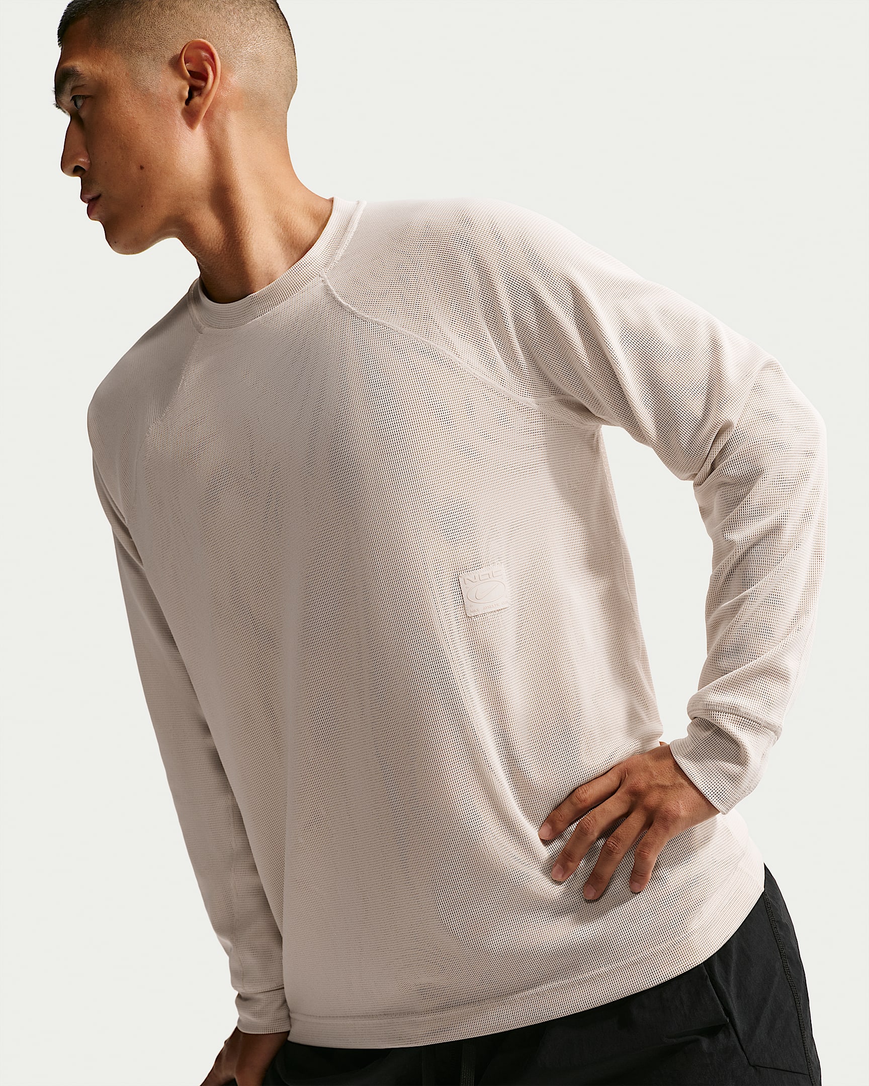 Nike N.A.C. Dri-FIT 男子速干长袖上衣 - 浅土褐/浅土褐