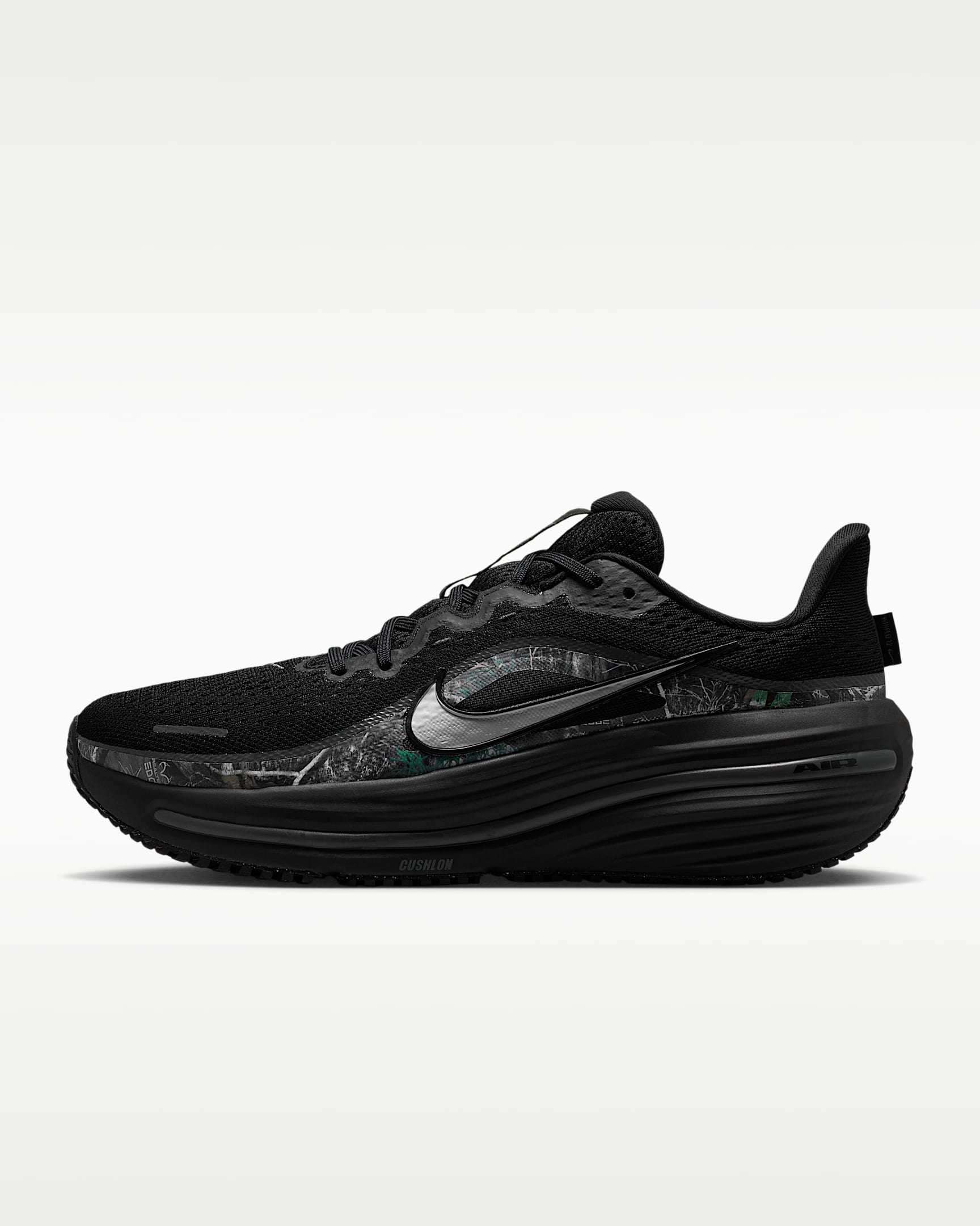 Nike Winflo 12 Realtree® 男子公路跑步鞋 - 黑/铁灰/金属银