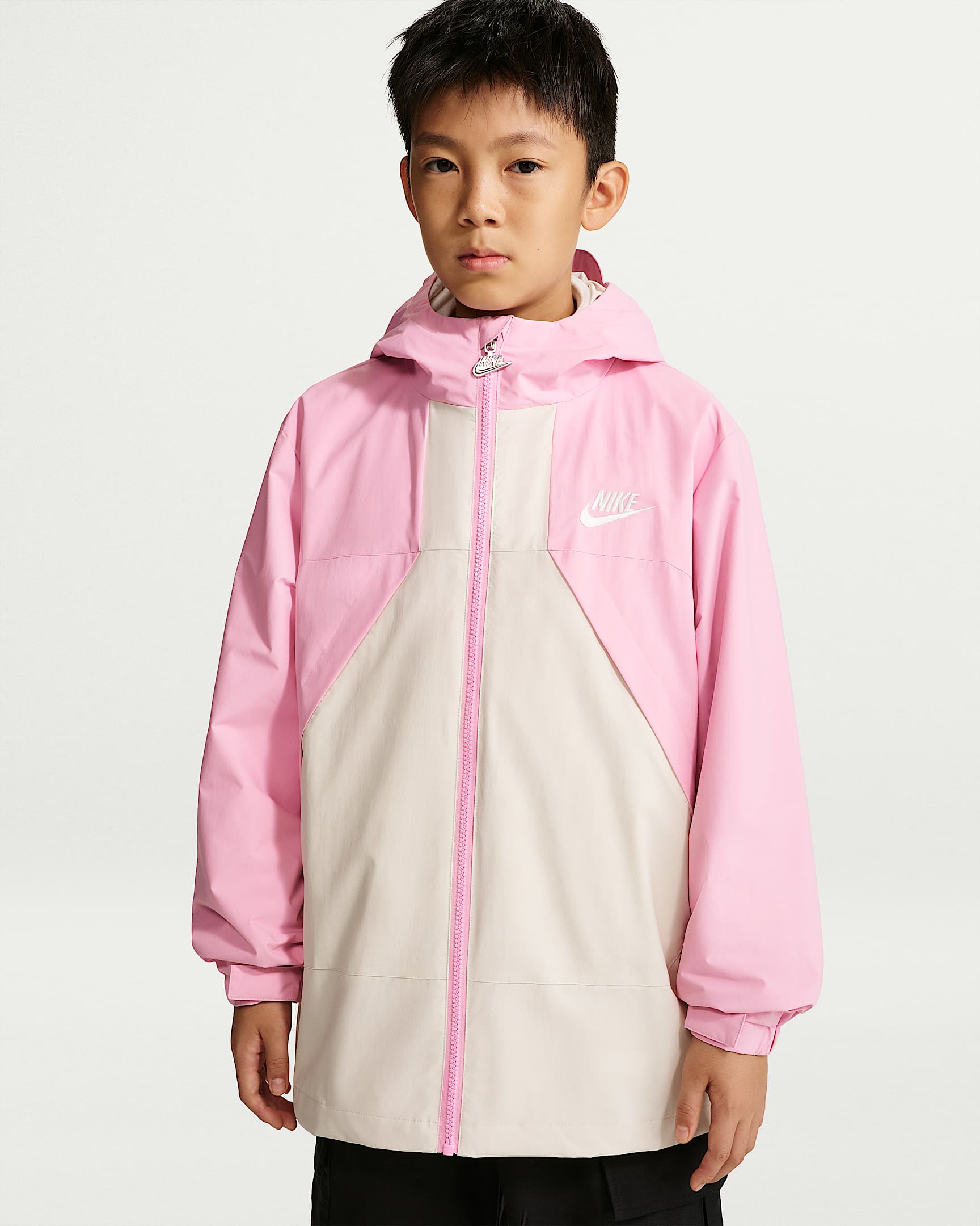 Nike 大童三合一两件套夹克 - 上升粉